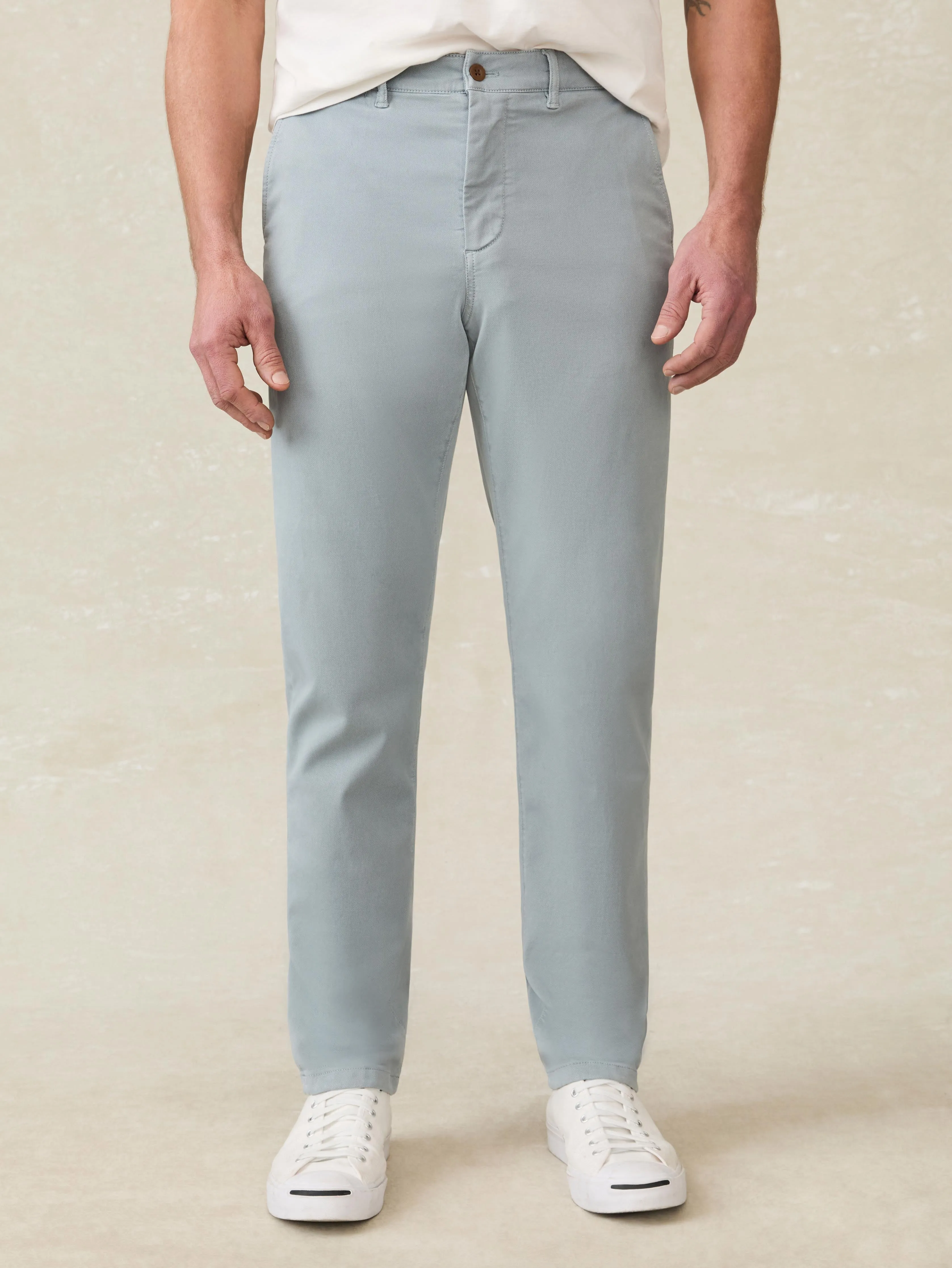 Coastline Stretch Chino - Flint Creek sold by Faherty