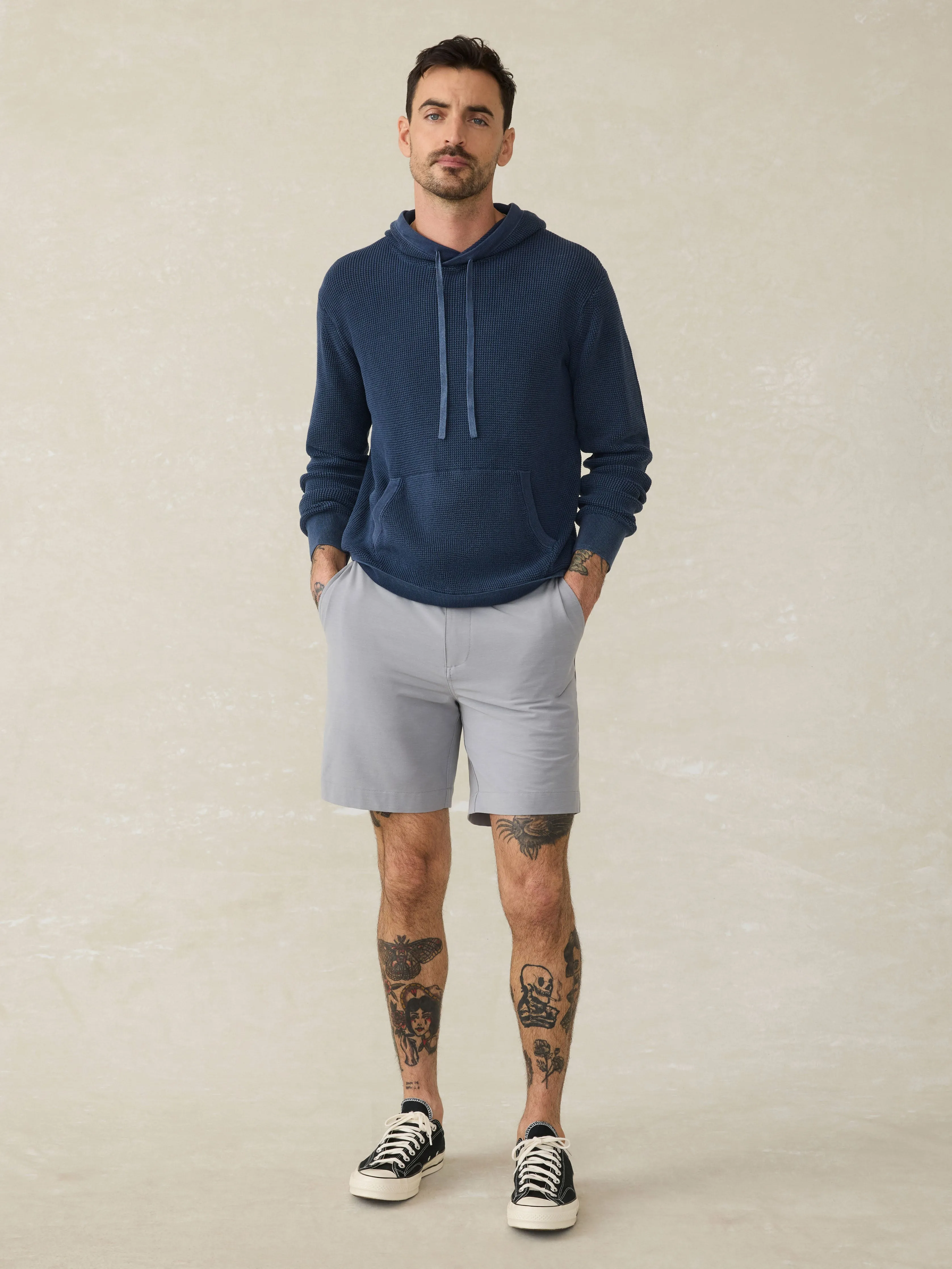 Sunwashed Sweater Hoodie - Blue Nights sold by Faherty product image thumbnail 4