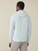 Sunwashed Slub Hoodie - Sky Surf Stripe sold by Faherty