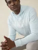 Sunwashed Slub Hoodie - Sky Surf Stripe sold by Faherty