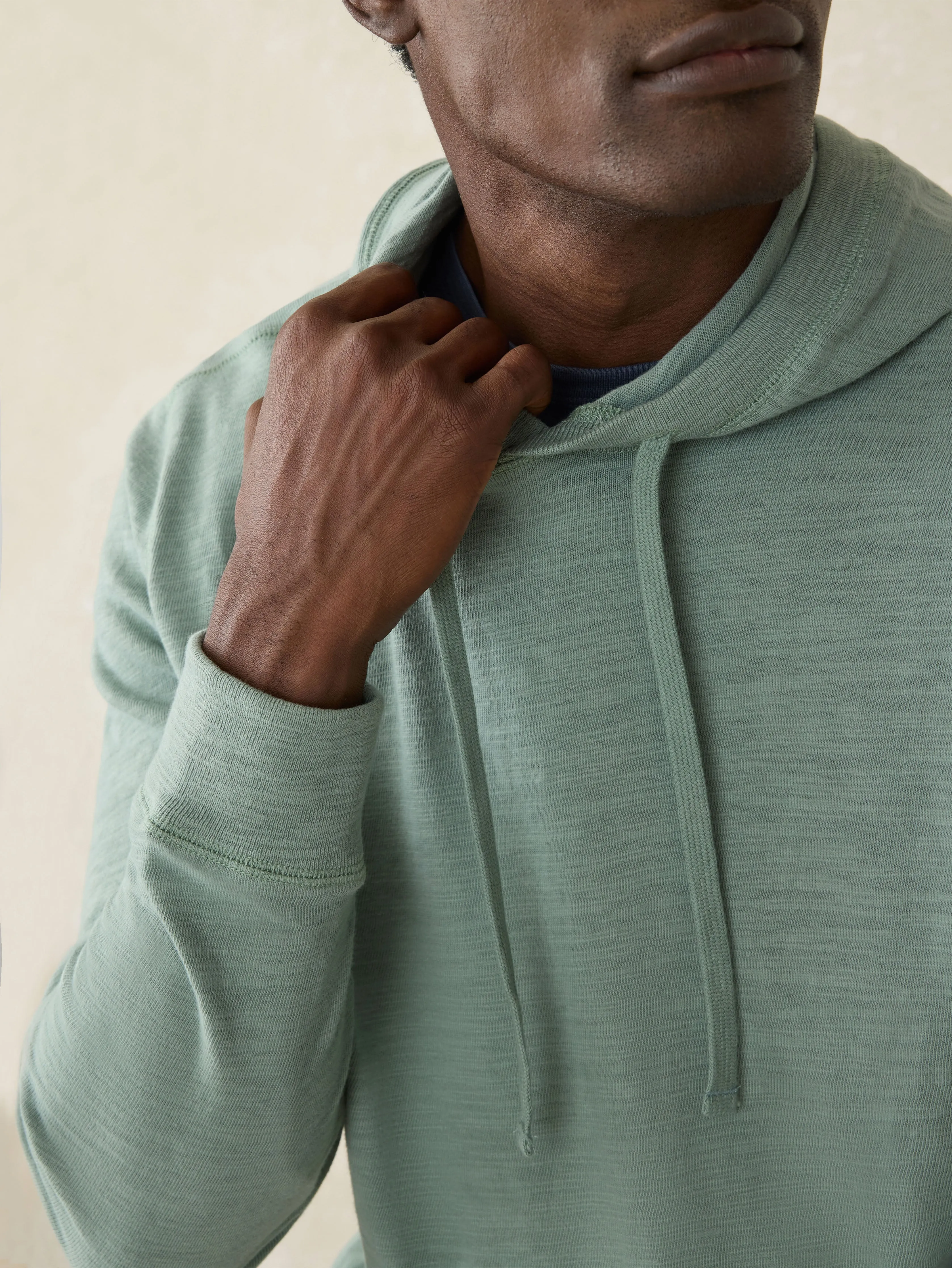 Sunwashed Midweight Organic Hoodie - Sage Creek sold by Faherty product image thumbnail 2