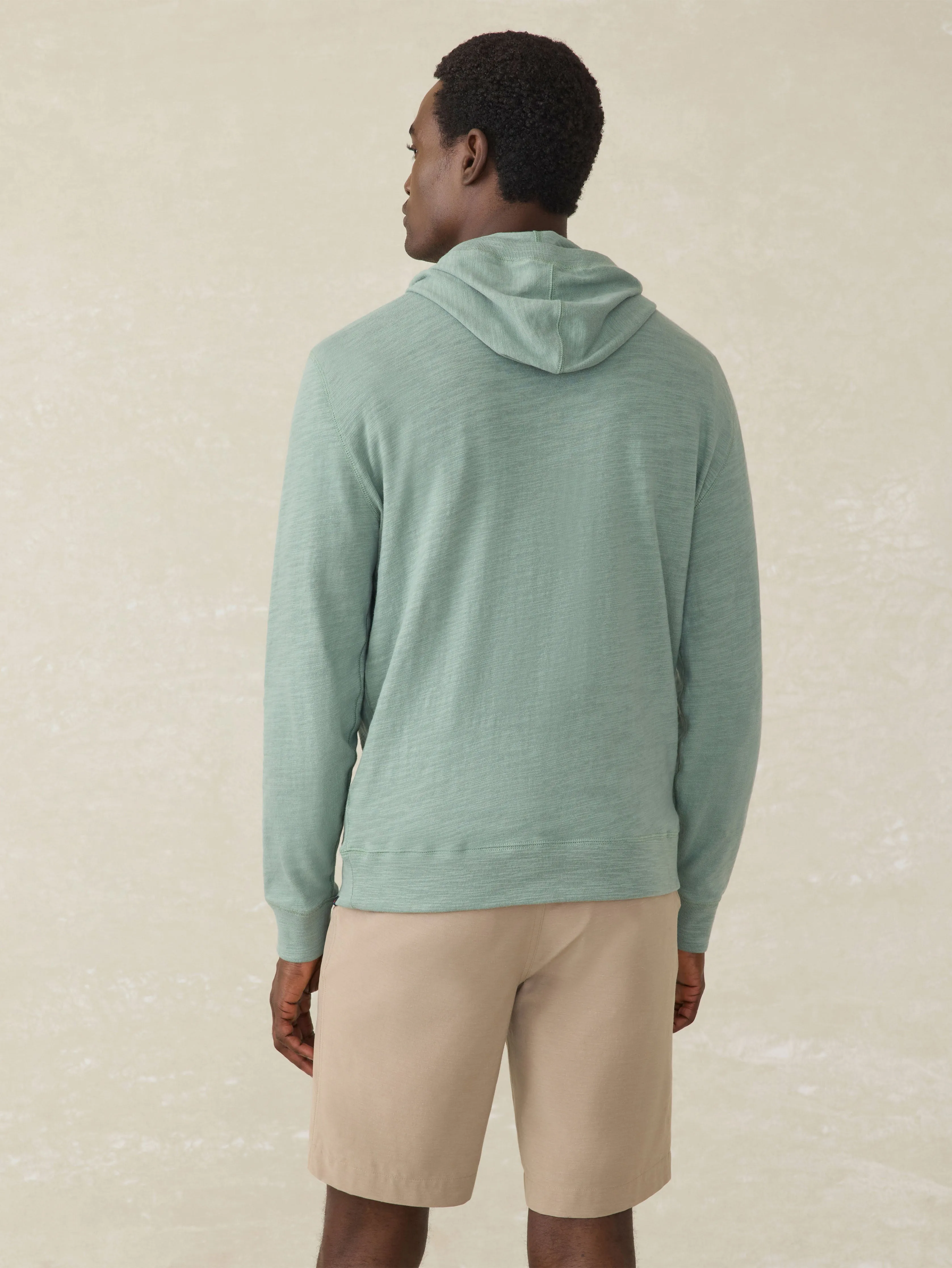Sunwashed Midweight Organic Hoodie - Sage Creek sold by Faherty product image thumbnail 5