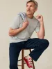Sunwashed Regenerative Pocket Tee - Granite Heather sold by Faherty