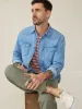 The Western Shirt - Glacier Bay Wash sold by Faherty