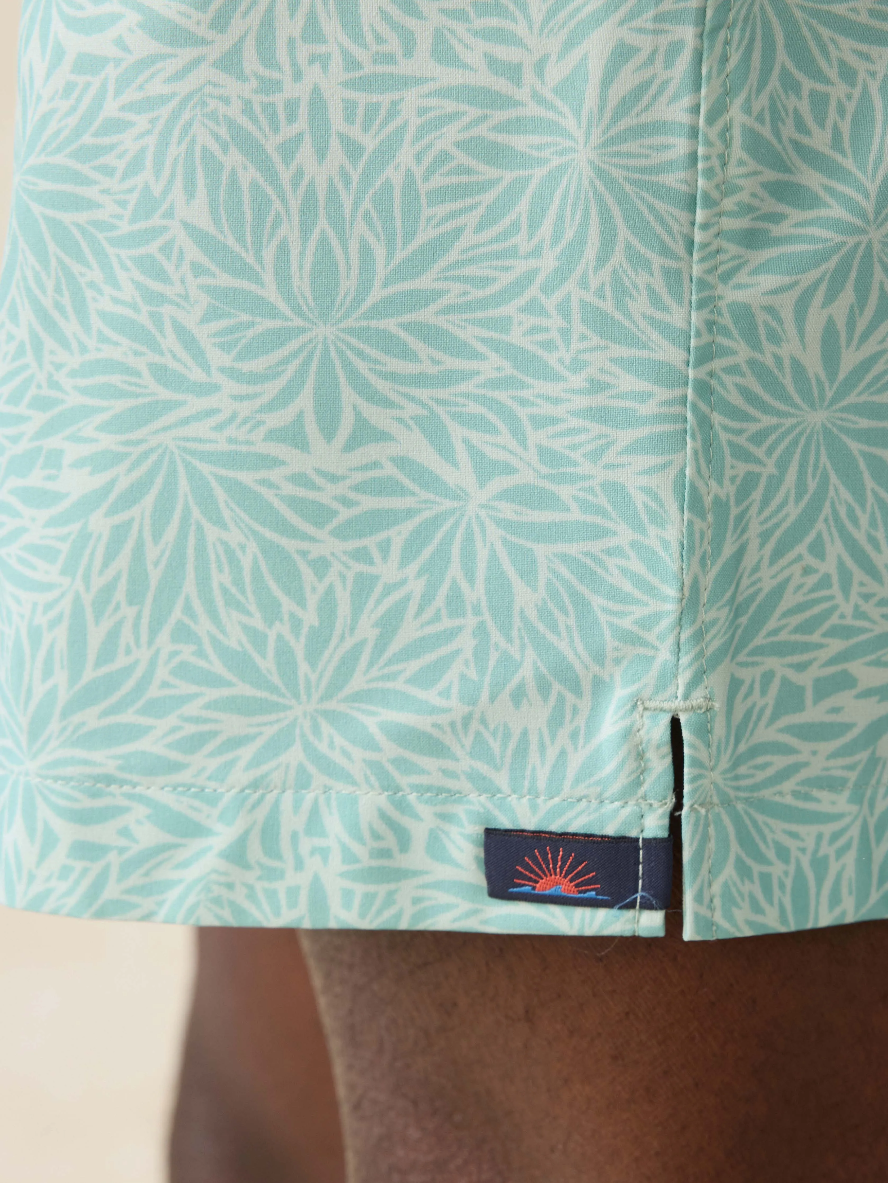 Shorelite Lined Trunk (7") - Tidal Frond sold by Faherty product image thumbnail 3