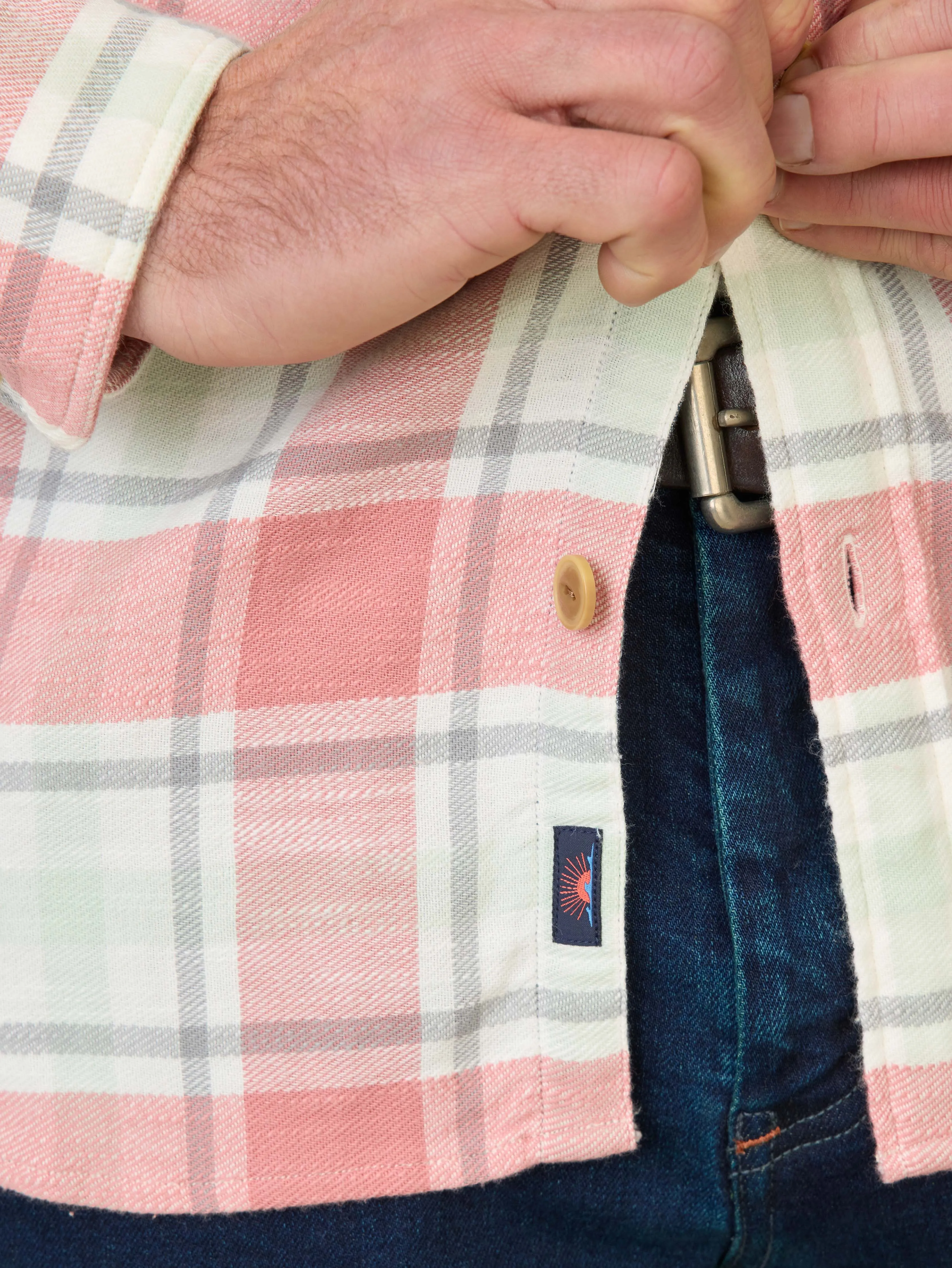 Mill Creek Overshirt - Red Cliff Plaid sold by Faherty product image thumbnail 2