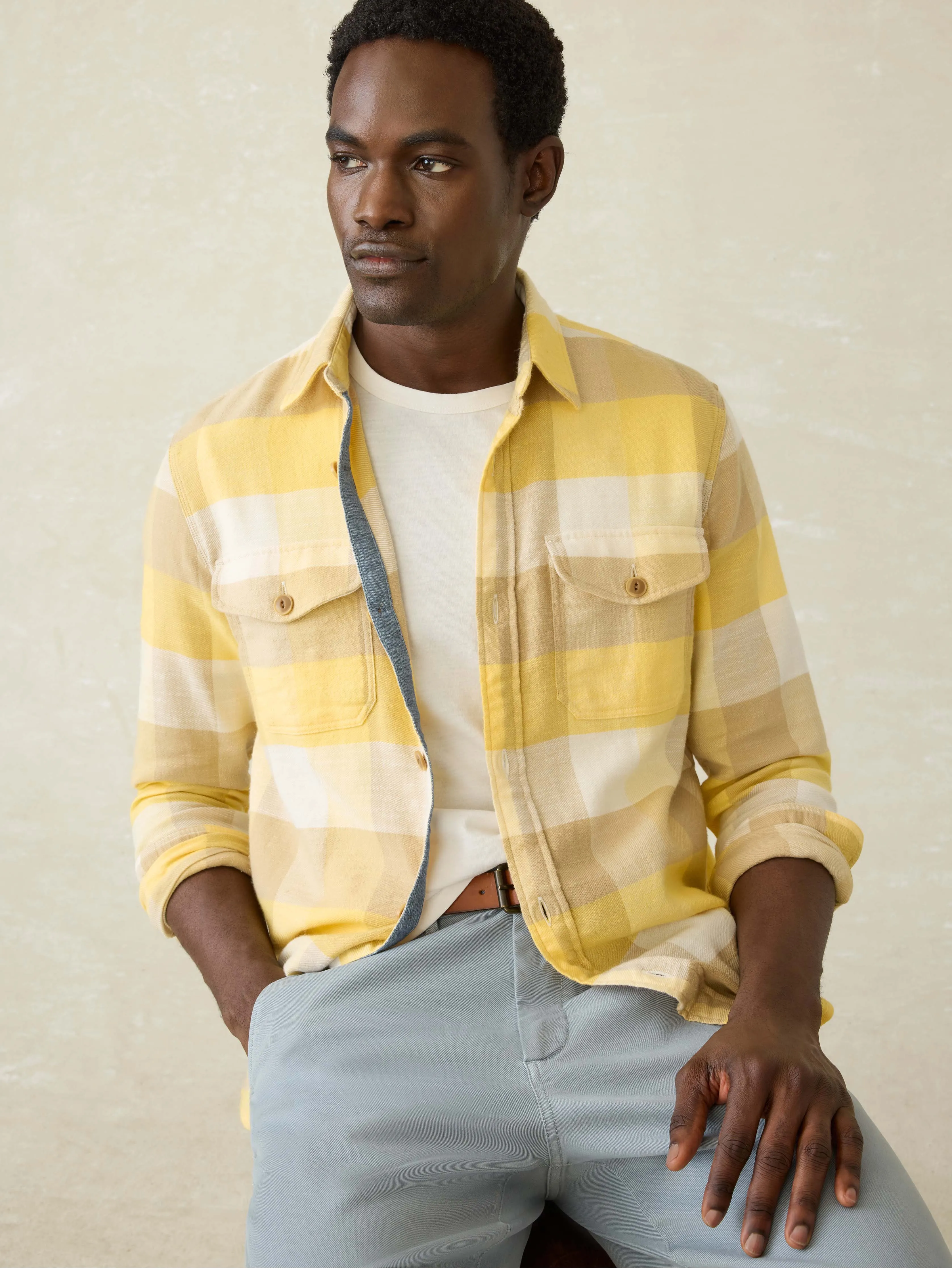 Mill Creek Overshirt - Oakview Plaid sold by Faherty product image thumbnail 4