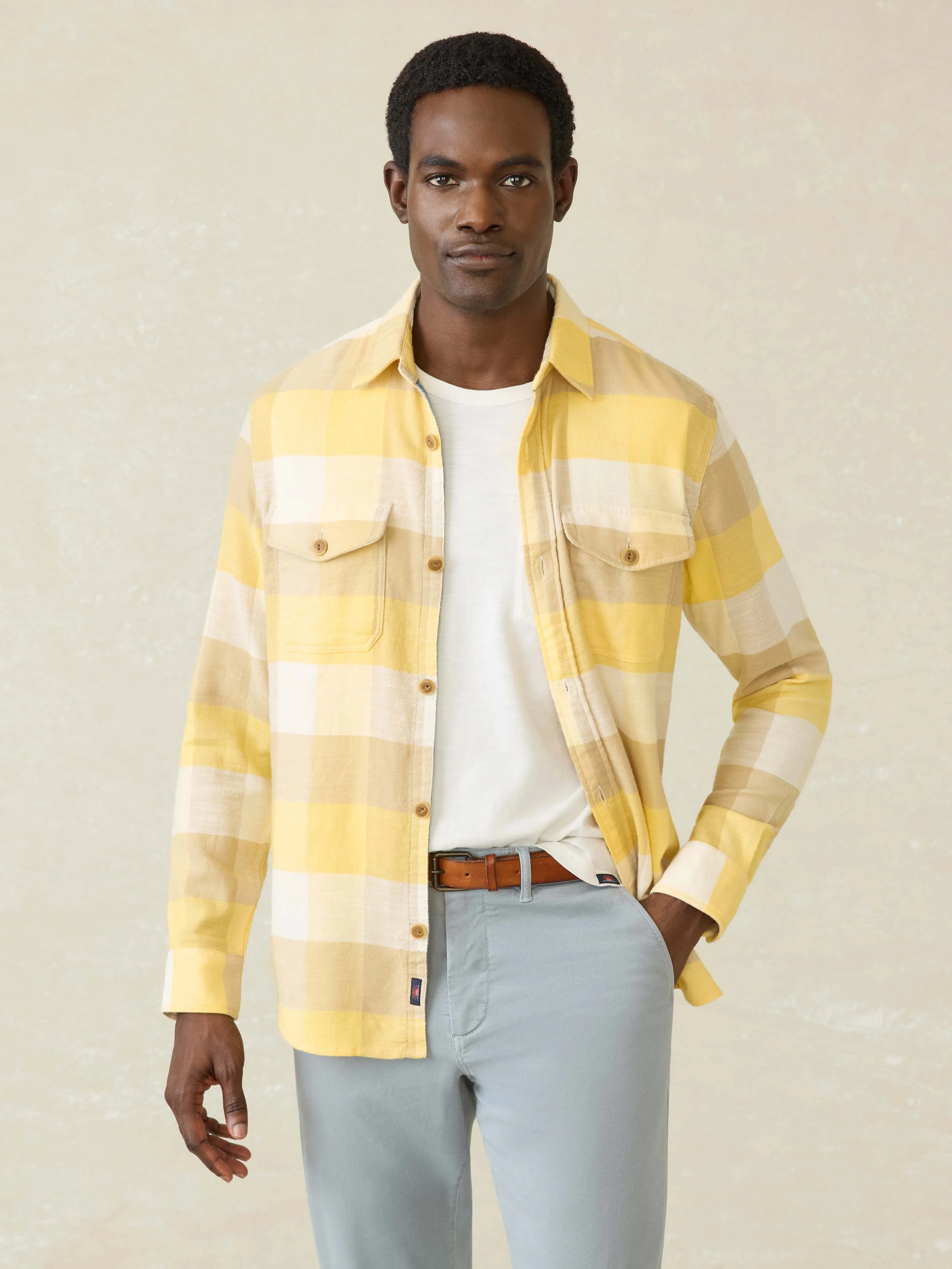 Mill Creek Overshirt - Oakview Plaid sold by Faherty product image thumbnail 2