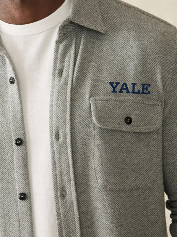 Yale Legend™ Sweater Shirt - Fossil Grey Twill sold by Faherty