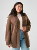 Frost Stella Cardigan - Cappuccino Heather sold by Faherty