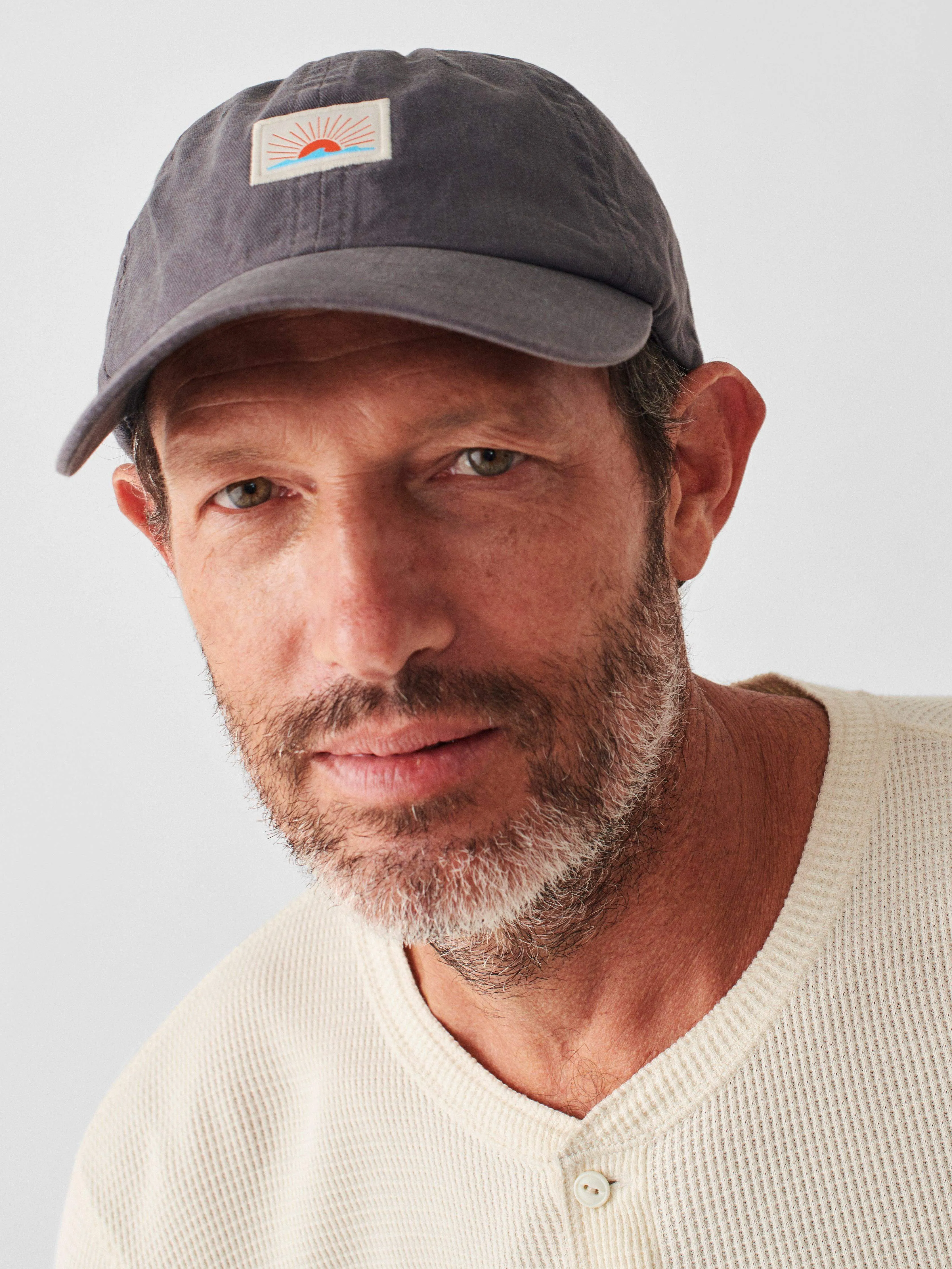 Sun & Wave™ Dad Hat - Graphite sold by Faherty