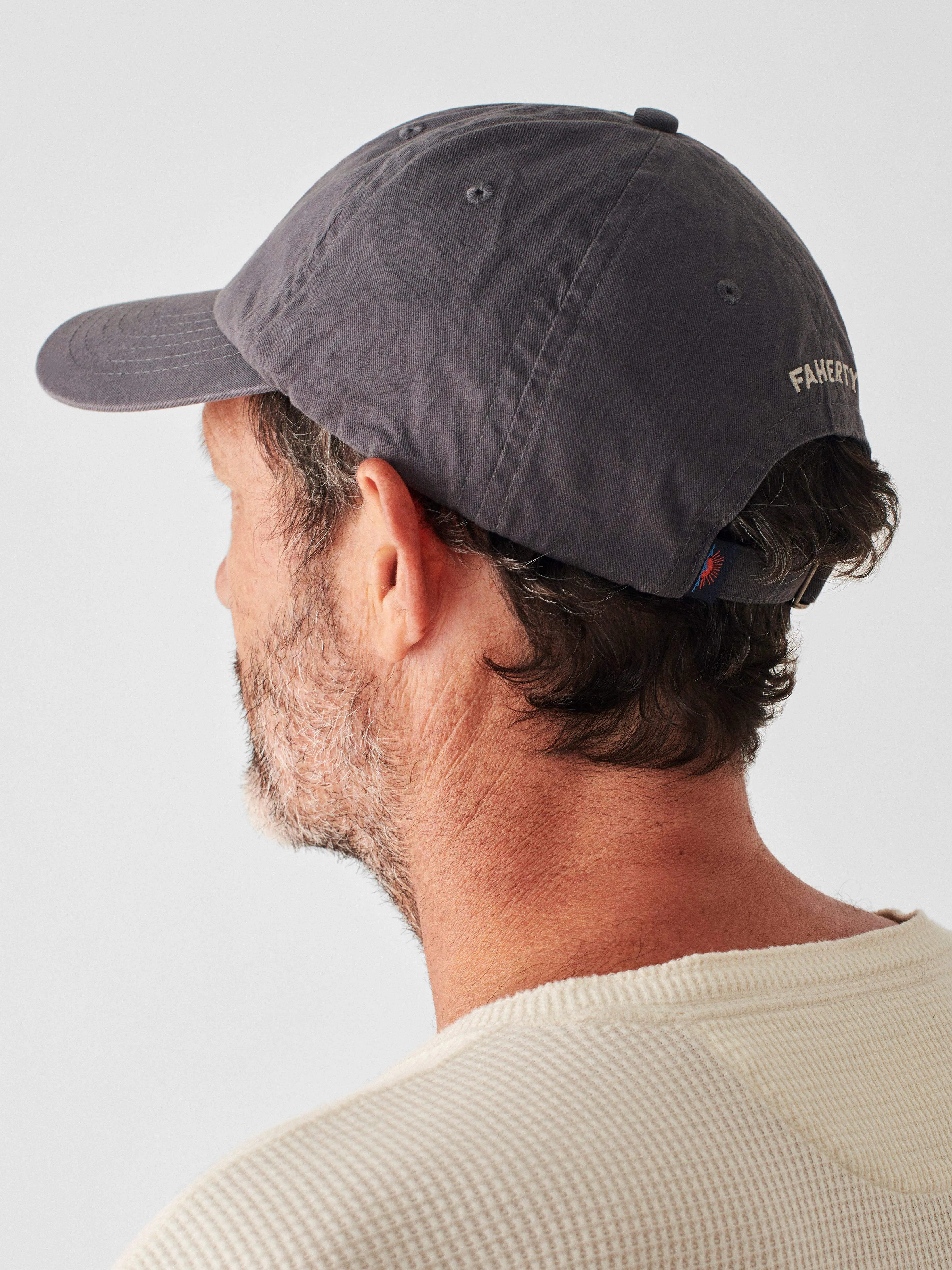 Sun & Wave™ Dad Hat - Graphite sold by Faherty product image thumbnail 2