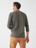 Cloud Cotton Long-Sleeve Tee - Charcoal sold by Faherty