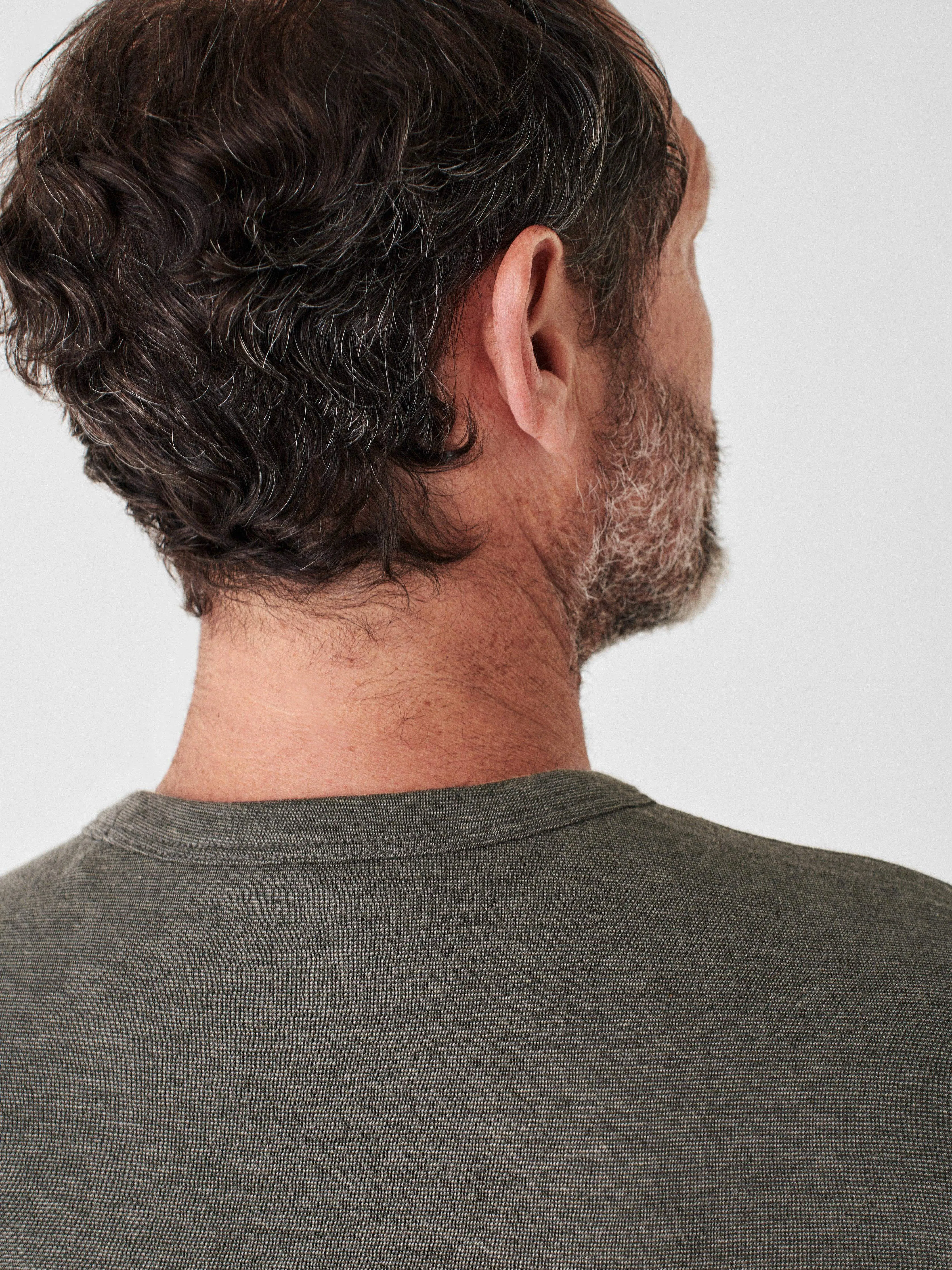Cloud Cotton Long-Sleeve Tee - Charcoal sold by Faherty product image thumbnail 4