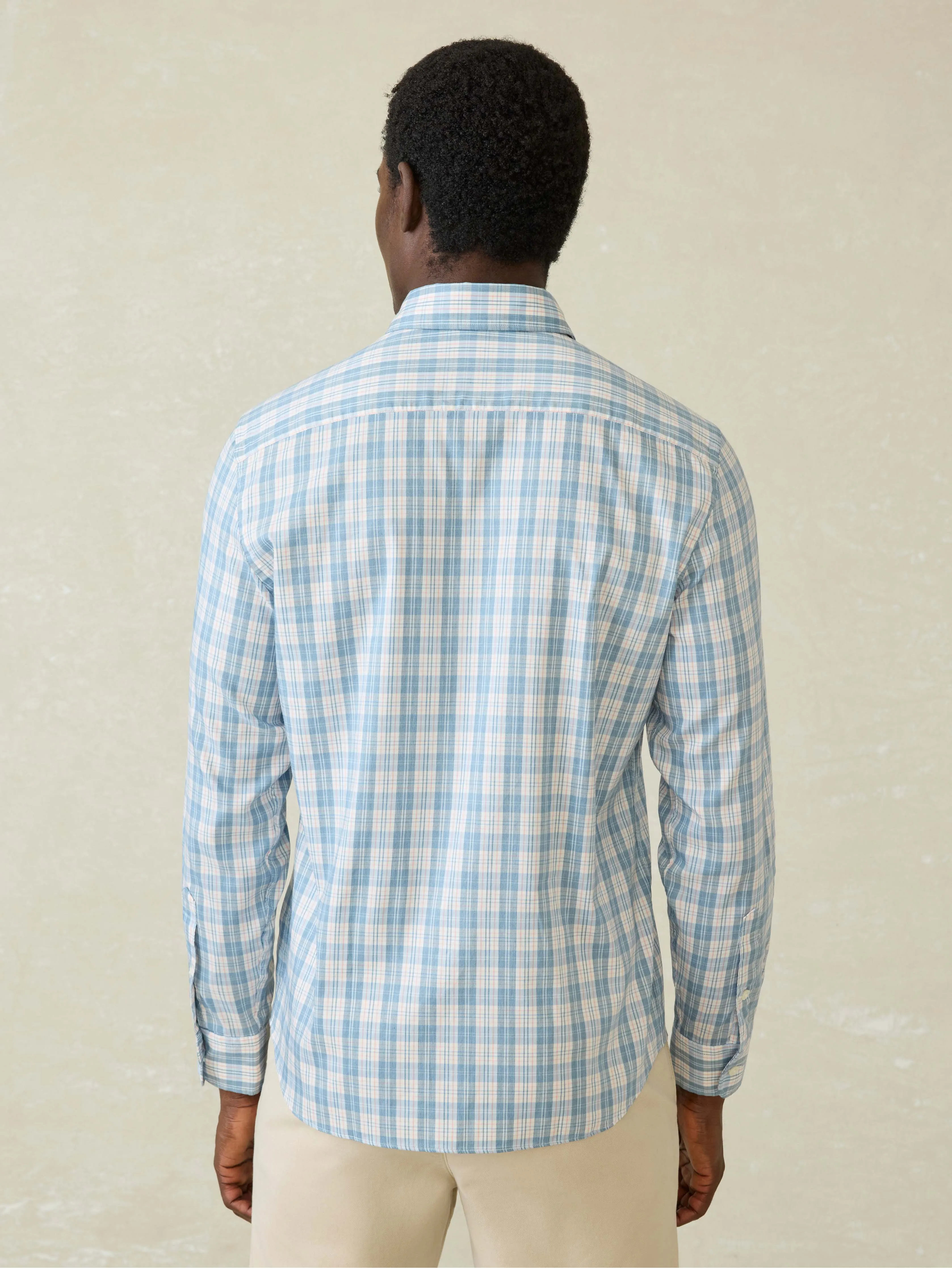 Movement™ Shirt - Cloud Lake Plaid sold by Faherty product image thumbnail 5