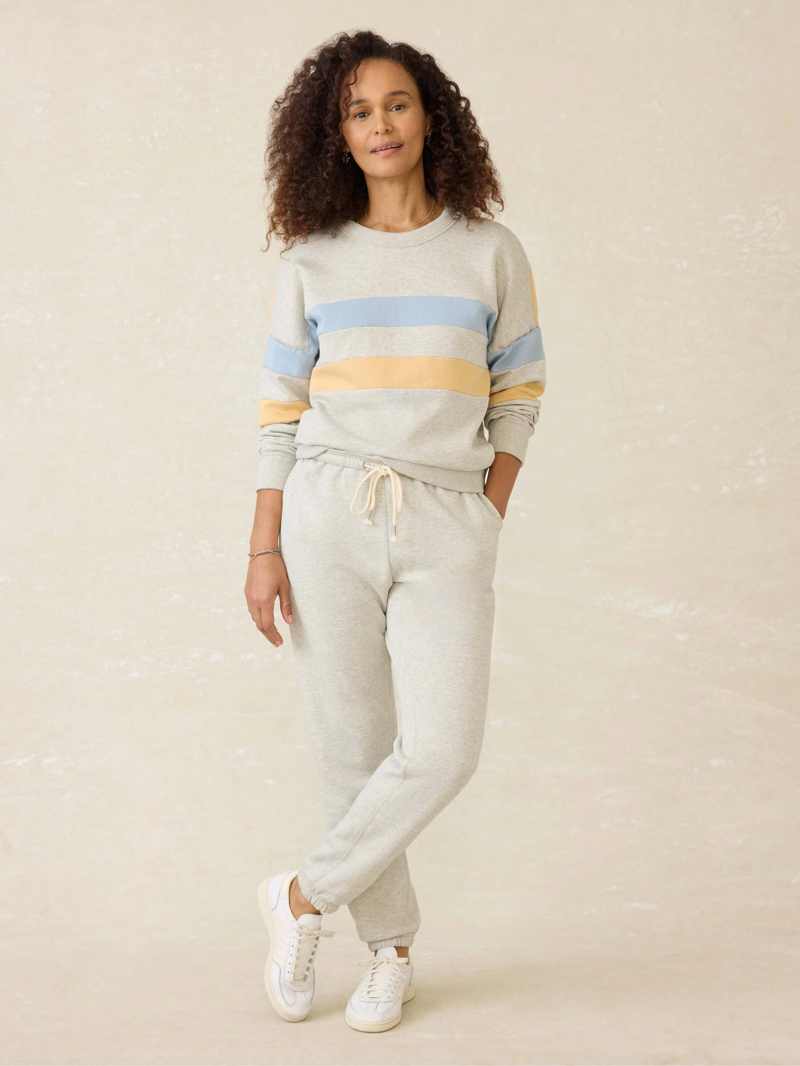 High Standard Fleece Crew - Sunset Bay sold by Faherty product image thumbnail 2