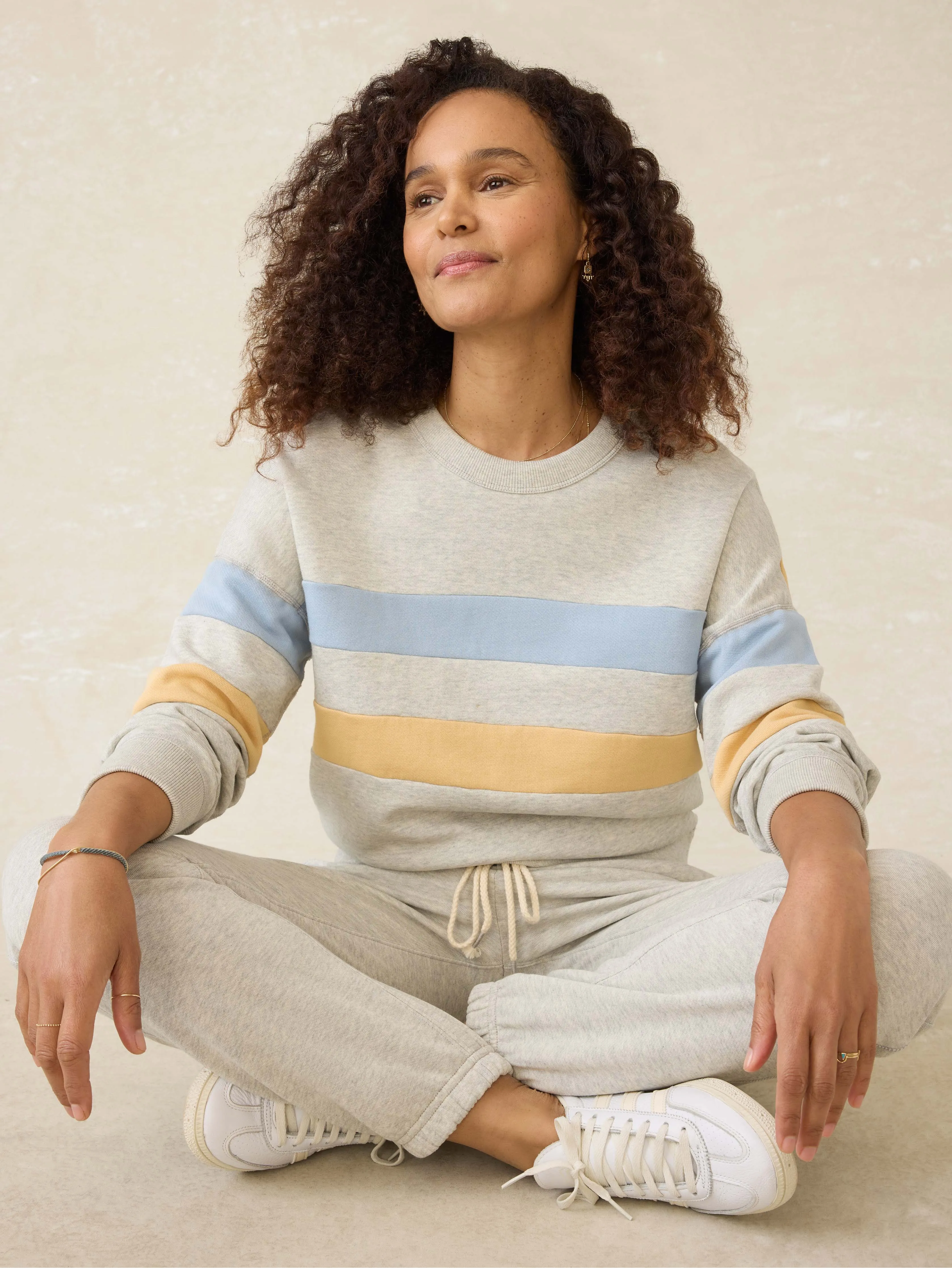 High Standard Fleece Crew - Sunset Bay sold by Faherty product image thumbnail 5