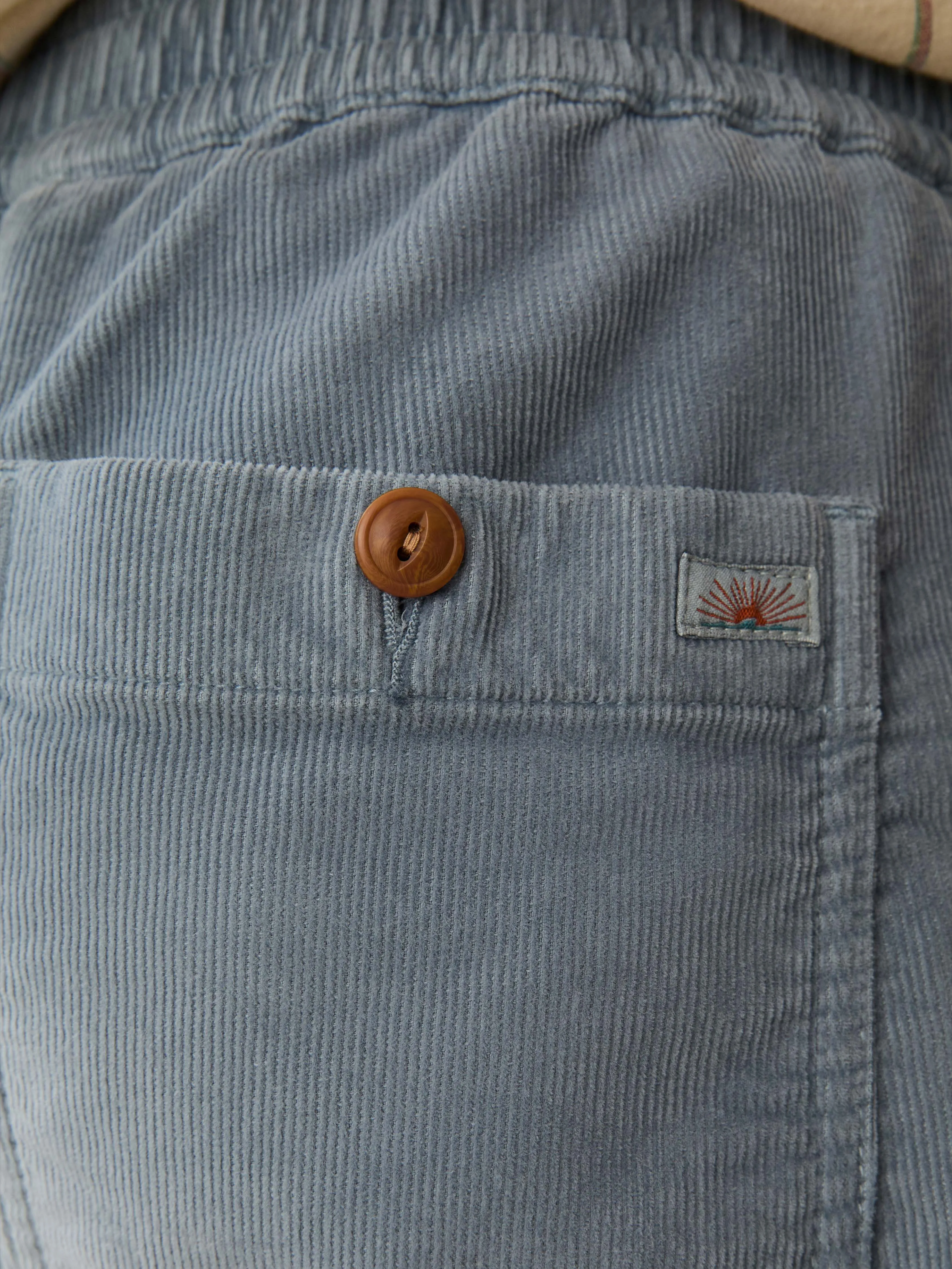 Corduroy Drawstring Utility Short - Light Flint sold by Faherty product image thumbnail 5