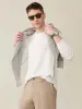 Long-Sleeve Sunwashed Regenerative Cotton Tee - White sold by Faherty