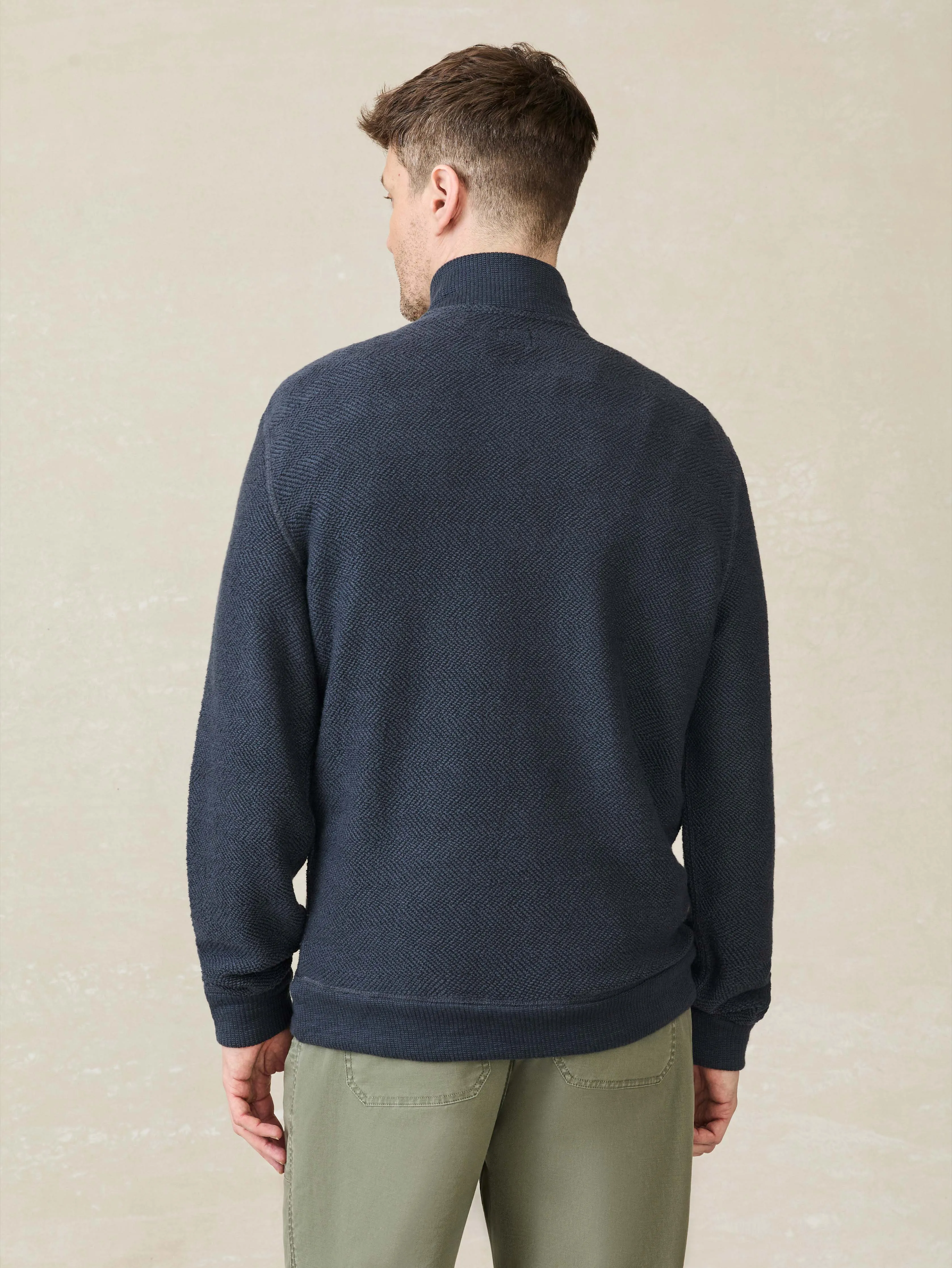 Whitewater Quarter Zip - Fjord sold by Faherty product image thumbnail 2