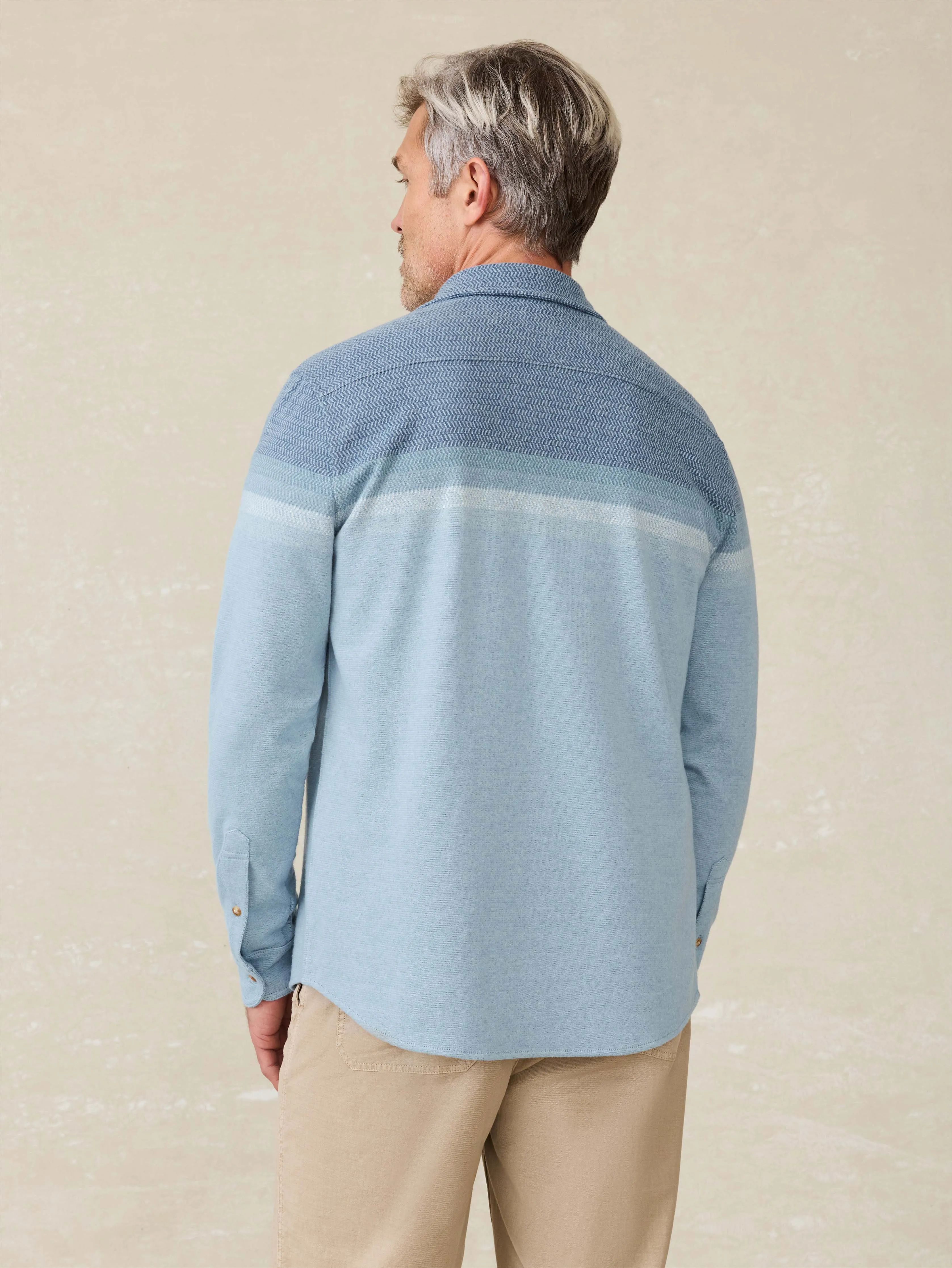Legend™ Sweater Shirt - Blue Sky Coast sold by Faherty product image thumbnail 4