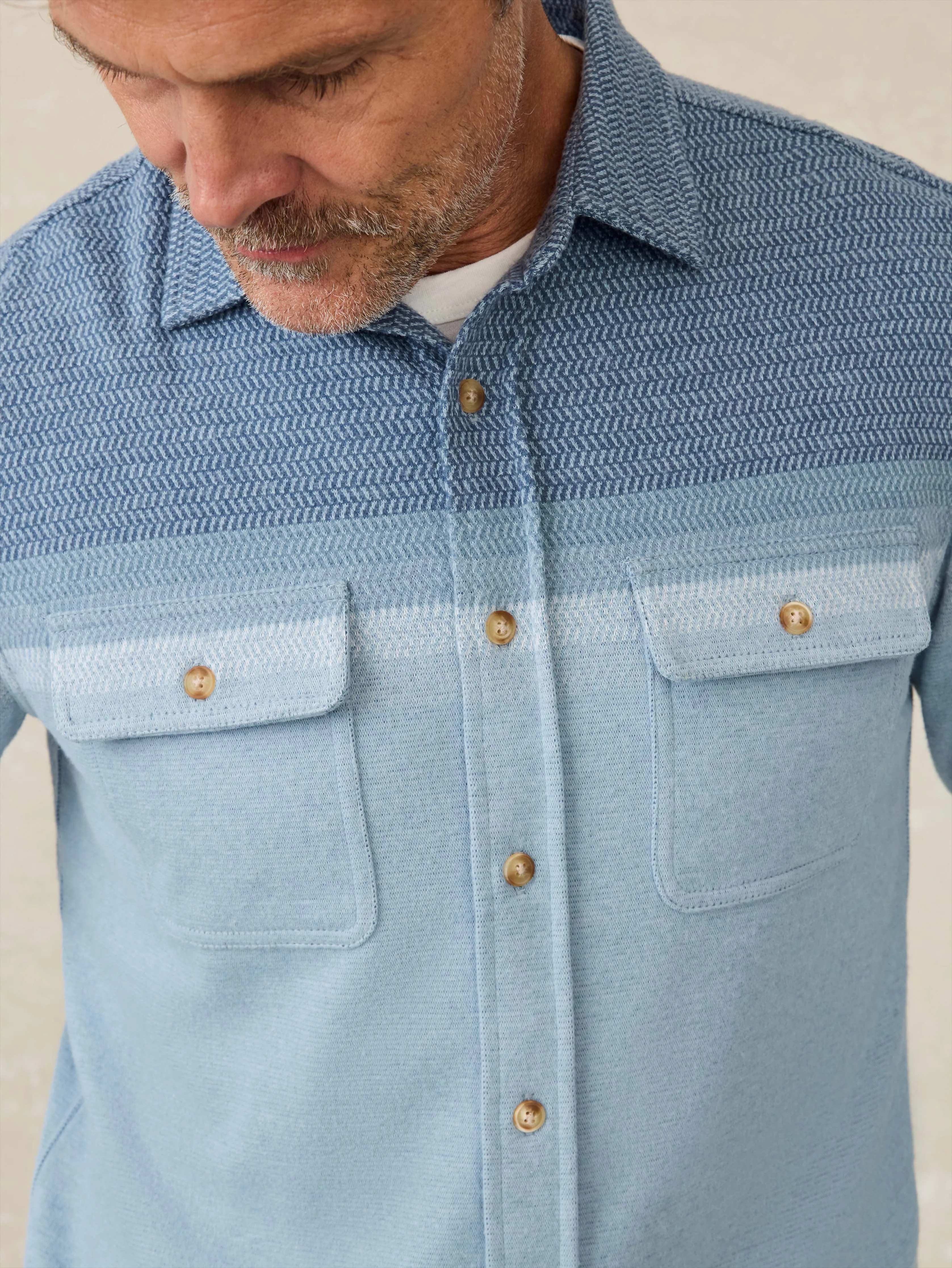 Legend™ Sweater Shirt - Blue Sky Coast sold by Faherty product image thumbnail 2