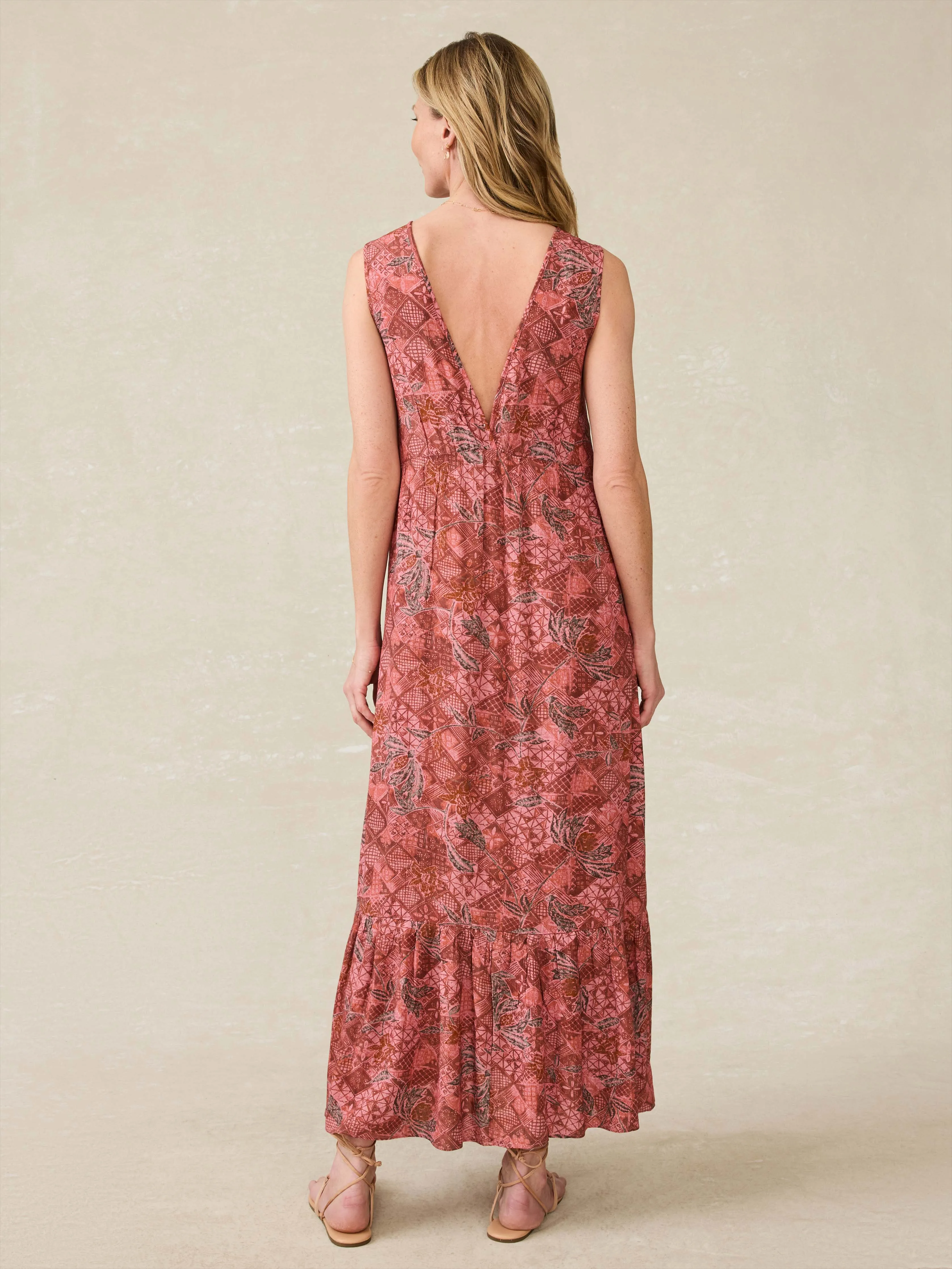 Eden Dress - Island Breeze Floral sold by Faherty product image thumbnail 5