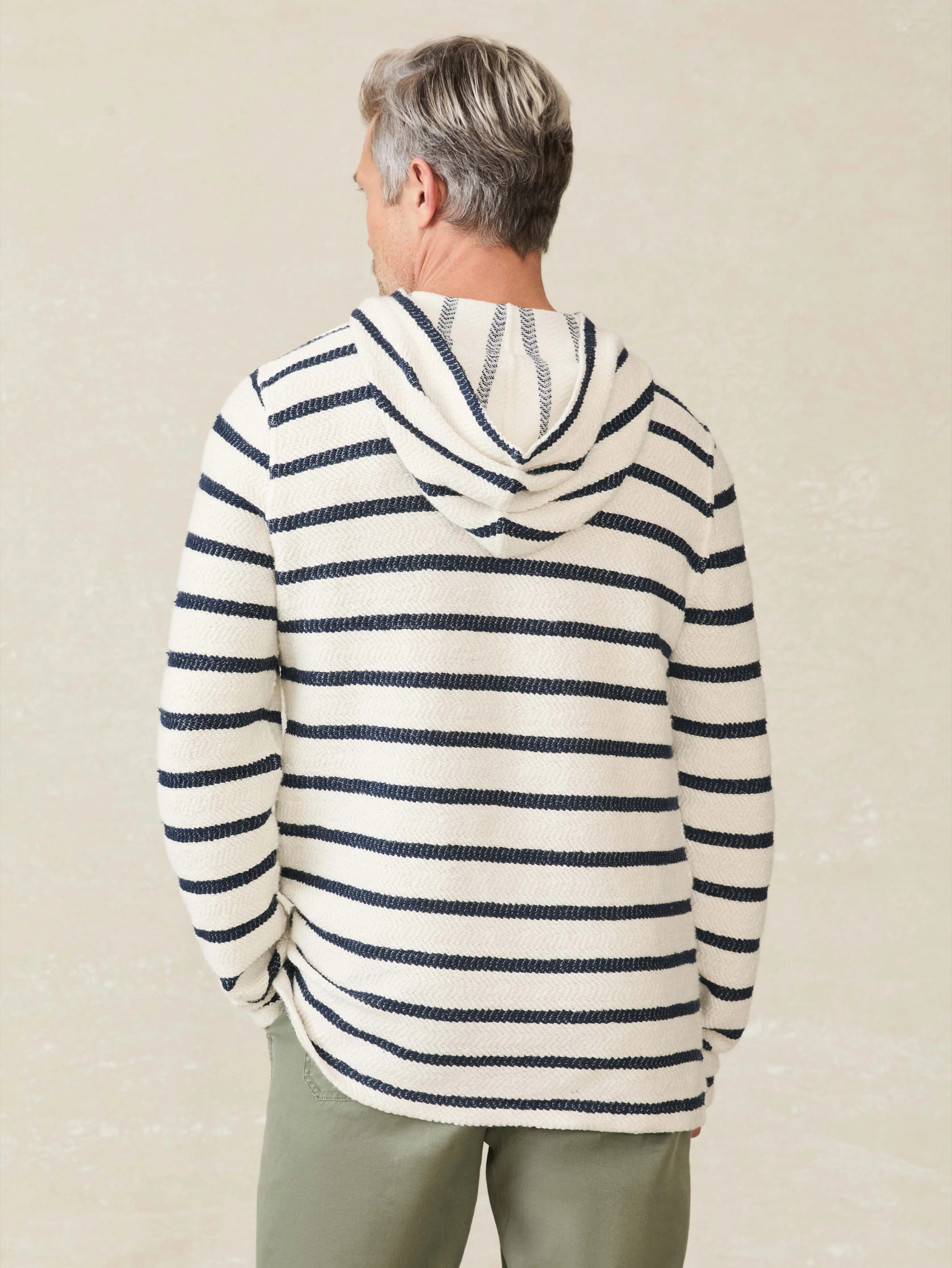 Whitewater Hoodie - Boothbay Stripe sold by Faherty product image thumbnail 2