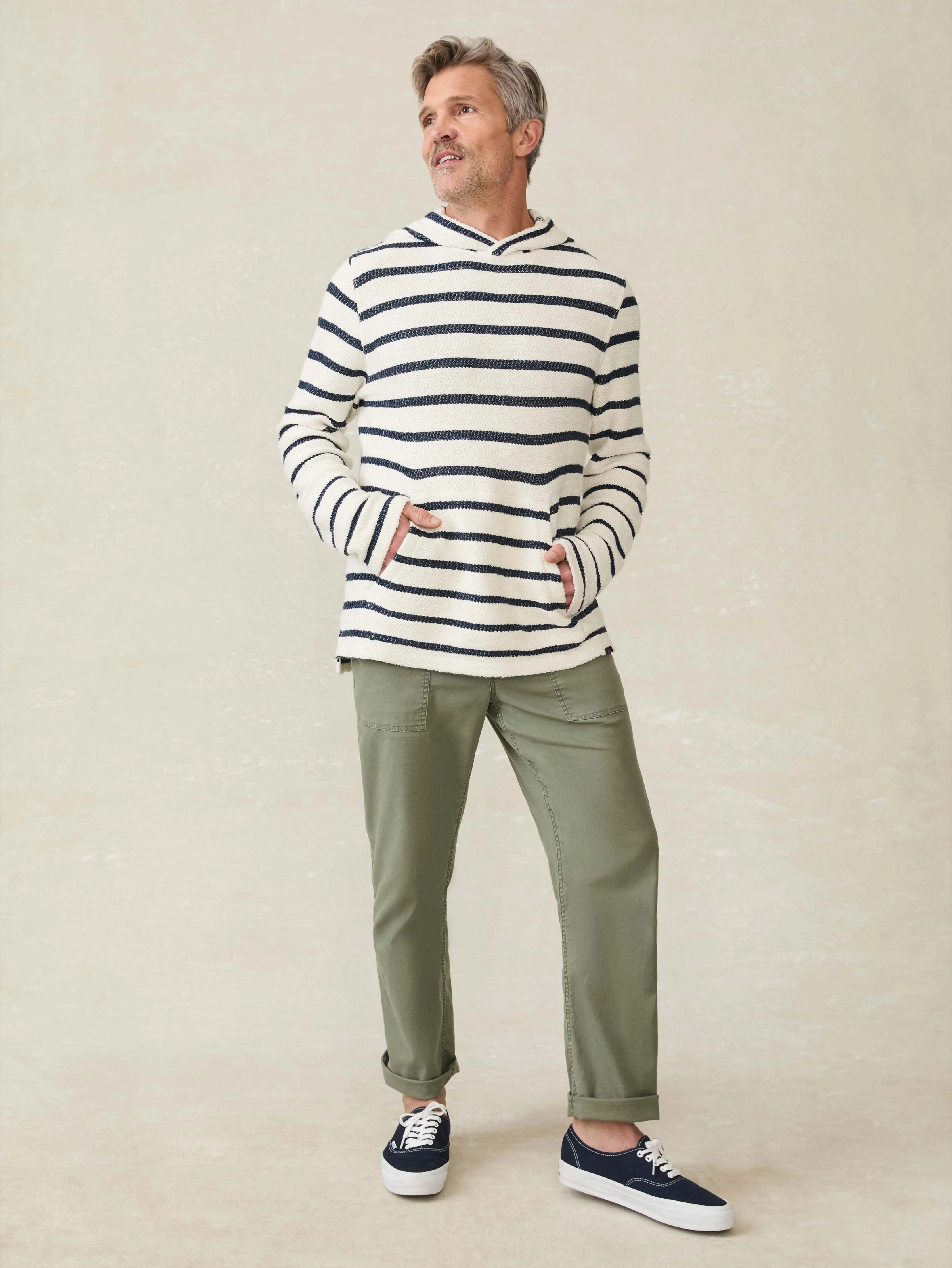 Whitewater Hoodie - Boothbay Stripe sold by Faherty product image thumbnail 5