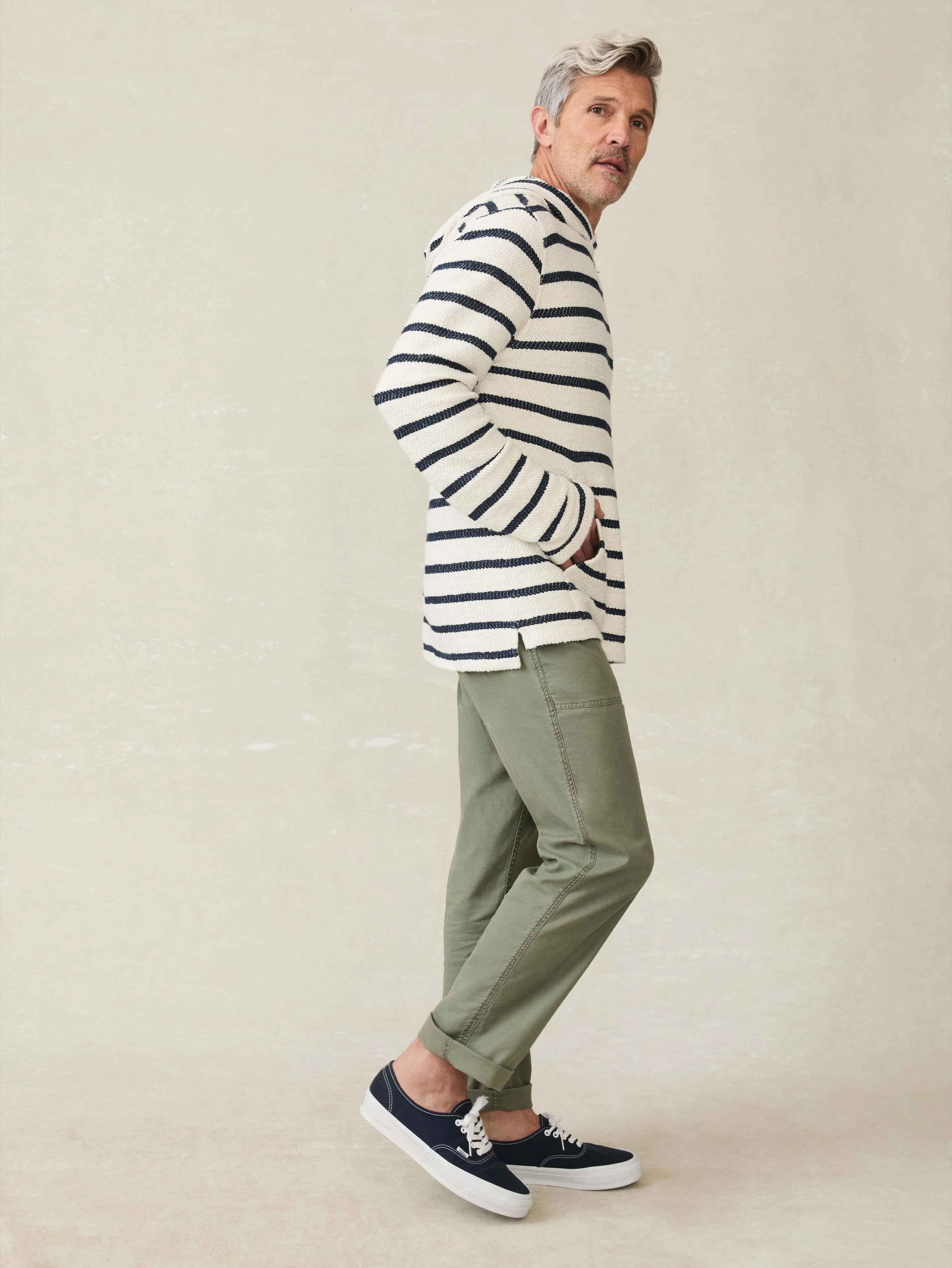 Whitewater Hoodie - Boothbay Stripe sold by Faherty product image thumbnail 4