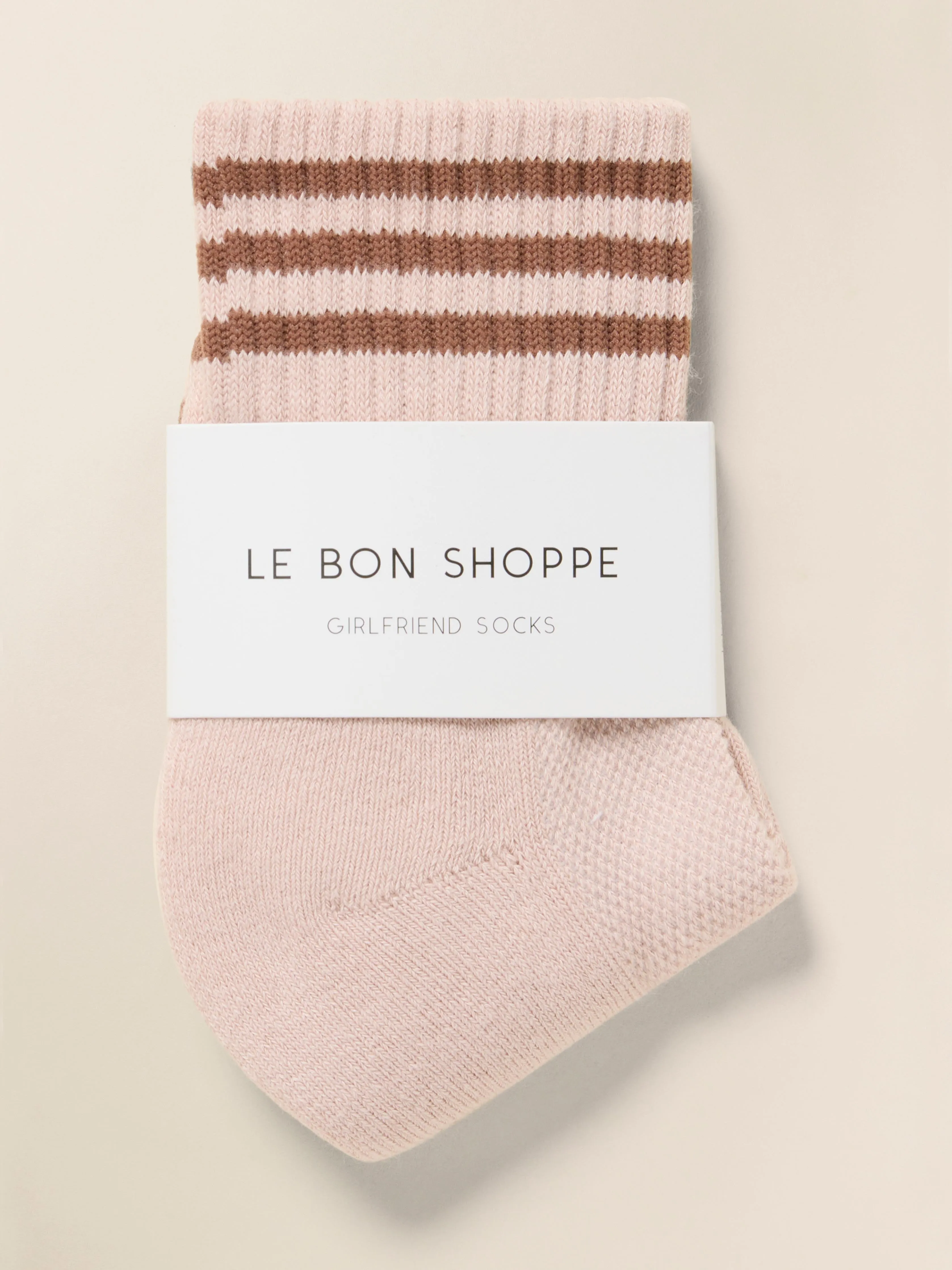 Le Bon Shoppe Girlfriend Socks - Bellini sold by Faherty