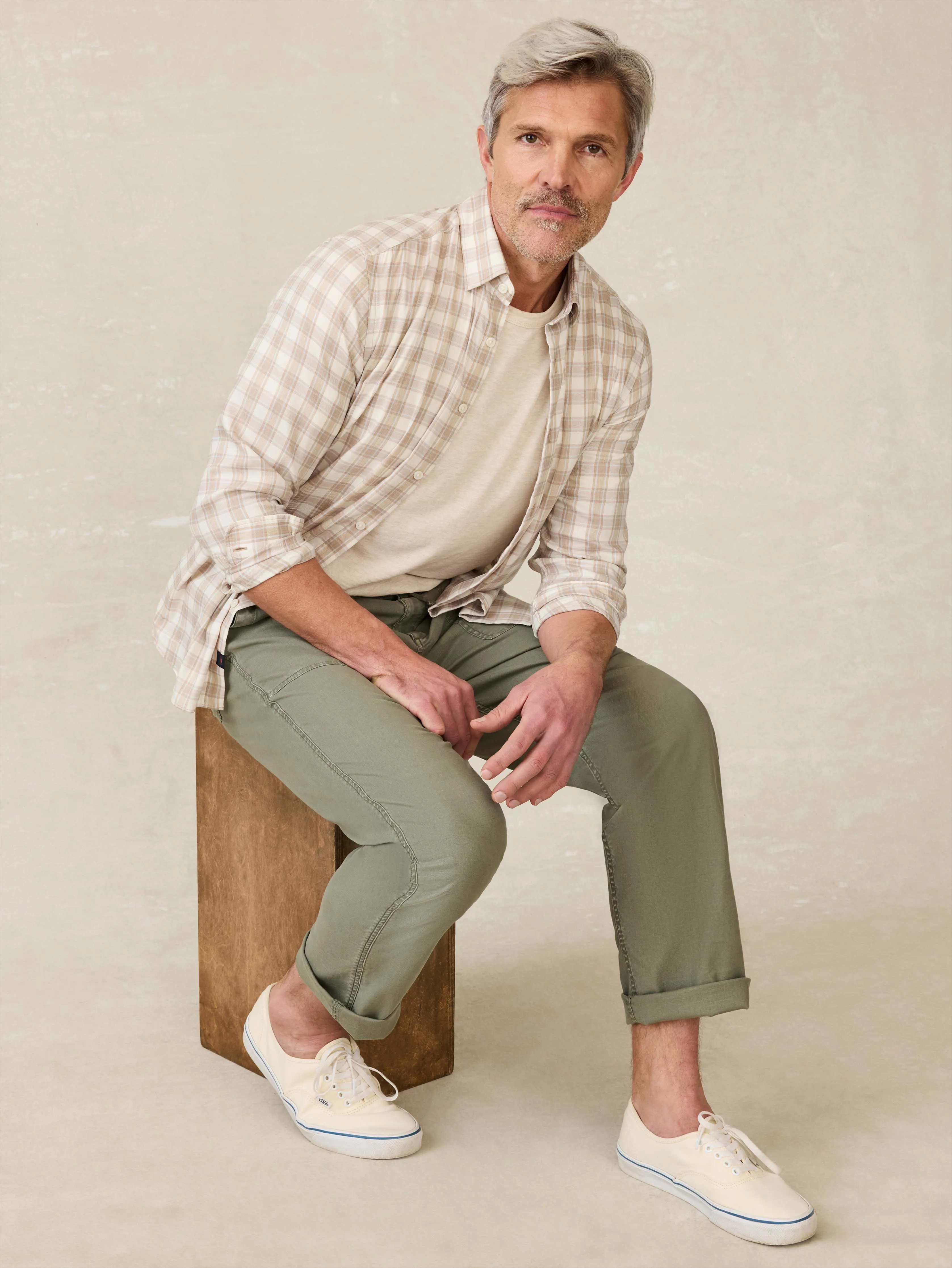 Movement™ Monterey Shirt - Willow Creek Plaid sold by Faherty product image thumbnail 2