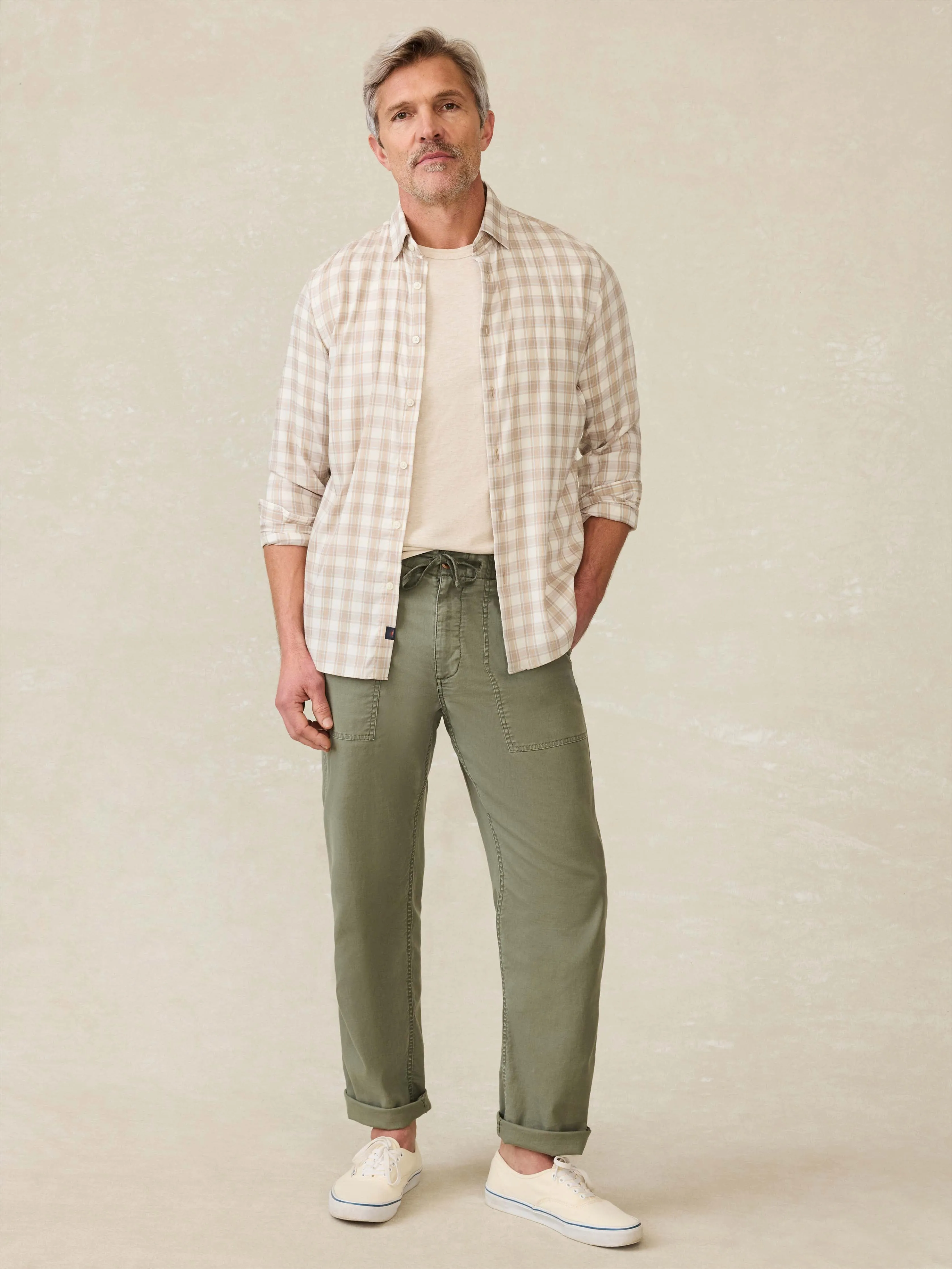 Movement™ Monterey Shirt - Willow Creek Plaid sold by Faherty product image thumbnail 4