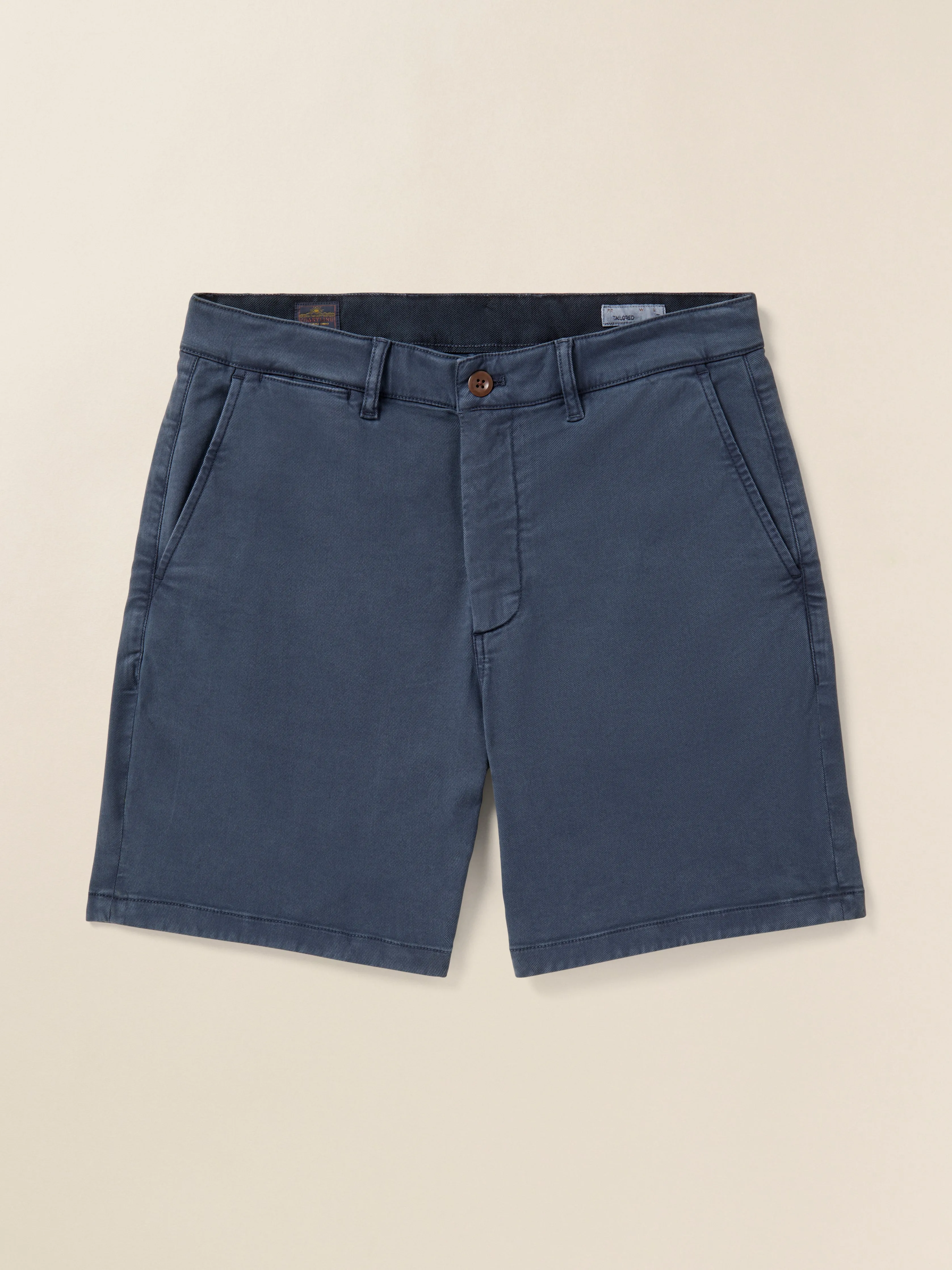 Coastline Chino Short (7") - Blue Nights sold by Faherty
