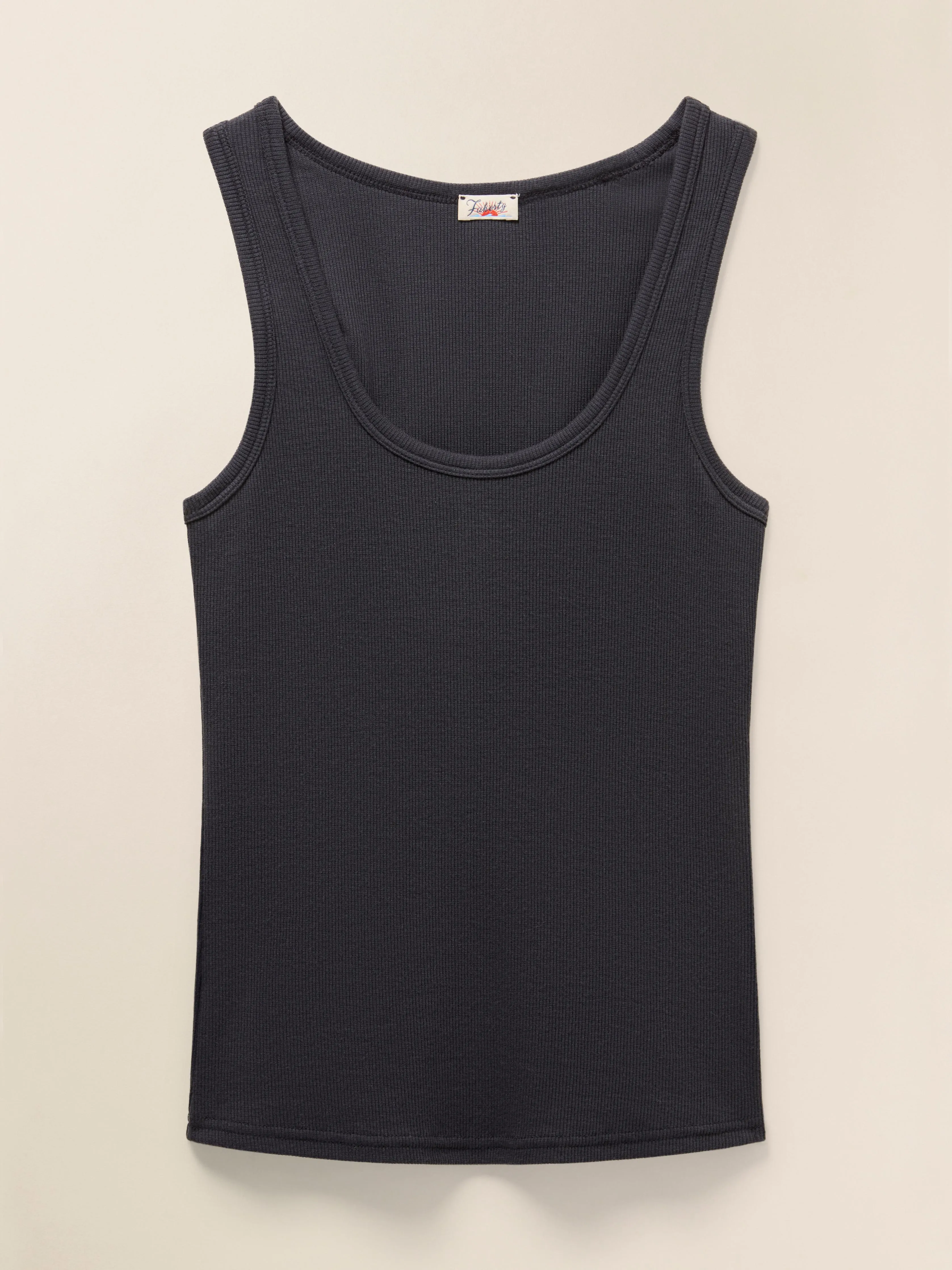 Featherweight Freestyle Tank - Washed Black sold by Faherty