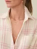 Dune Cotton Gauze Relaxed Shirt - Rose Cove Plaid sold by Faherty