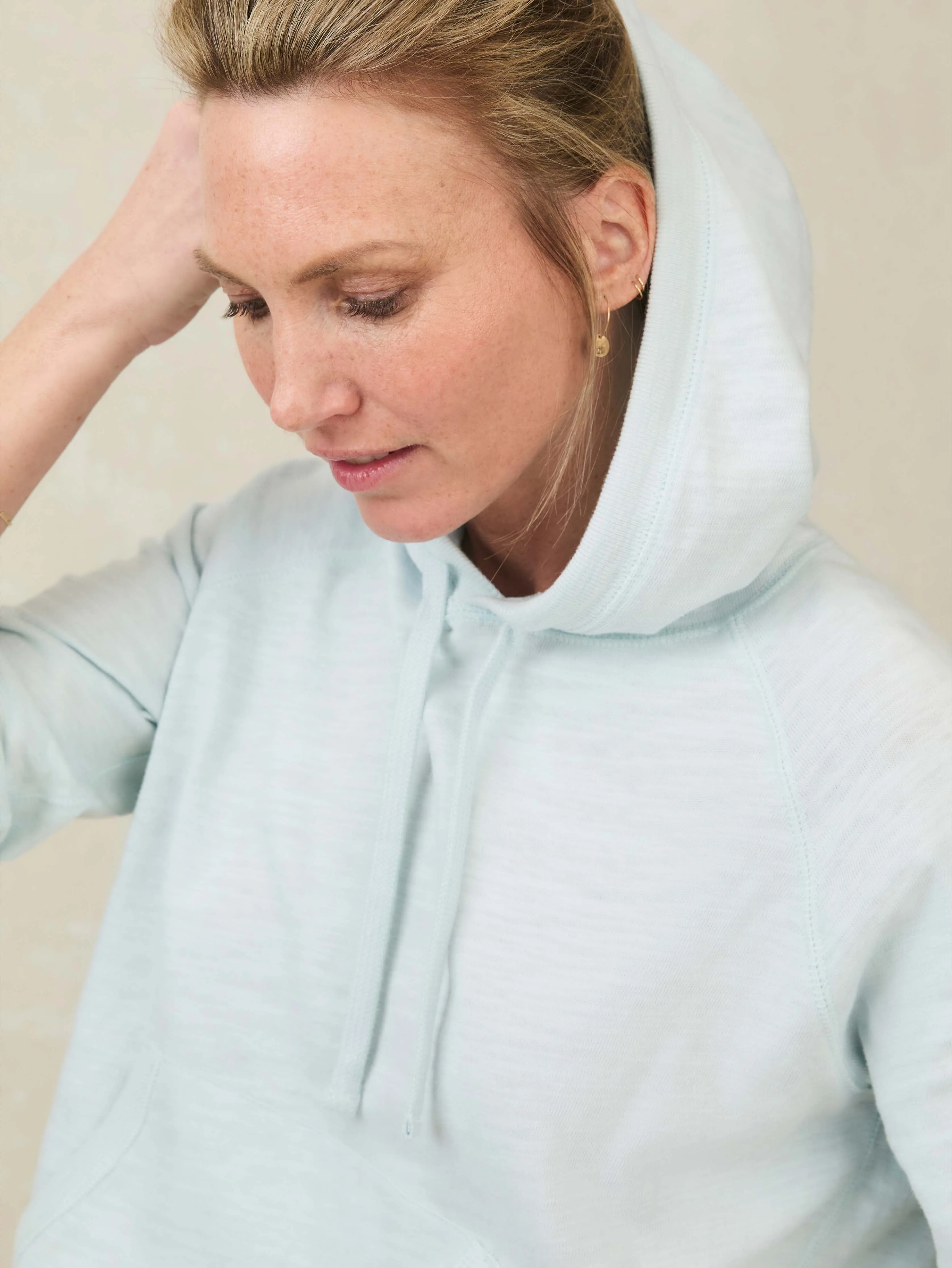 Sunwashed Organic Hoodie - Sky sold by Faherty product image thumbnail 2