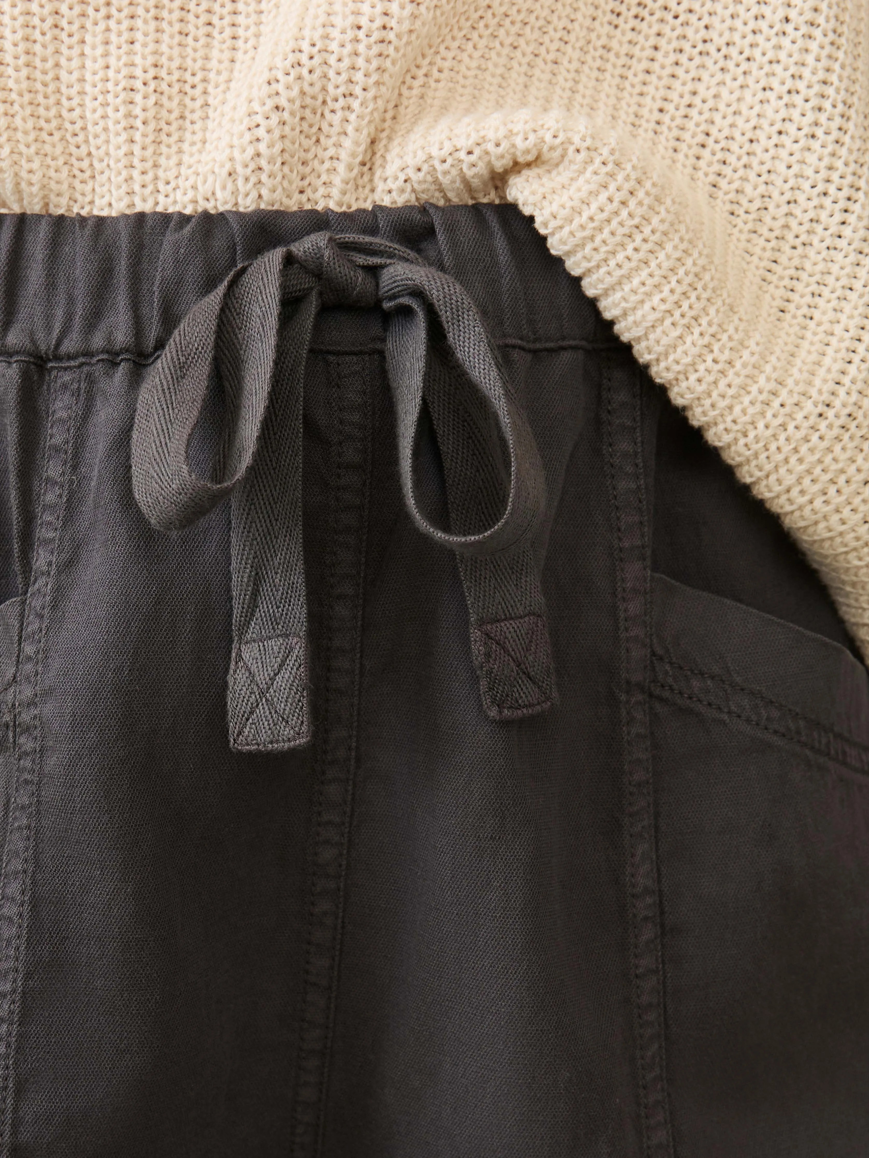 Topanga Drape Short - Washed Black sold by Faherty product image thumbnail 2