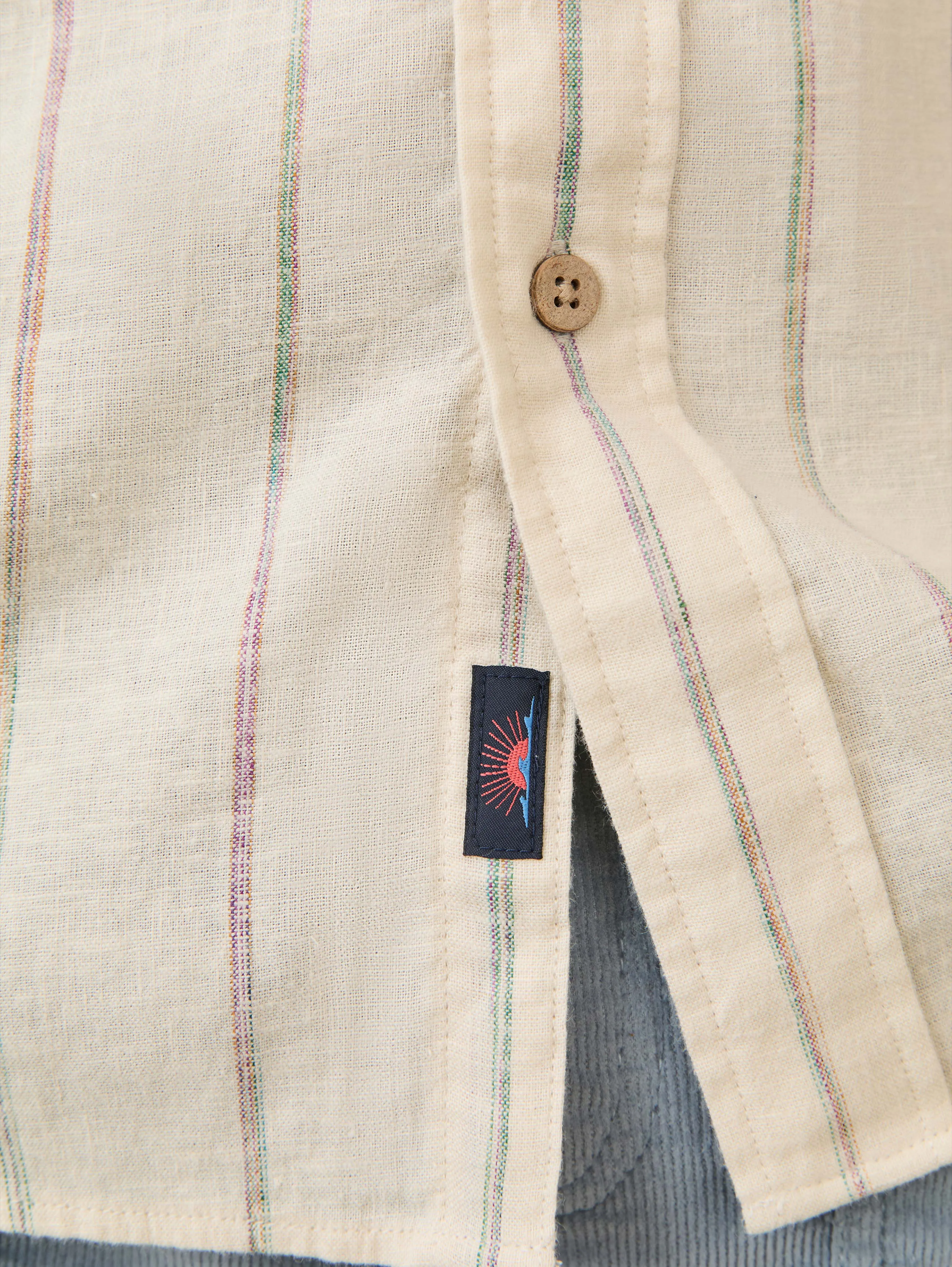 Long-Sleeve Breeze Shirt - Cloud Beach Stripe sold by Faherty product image thumbnail 2