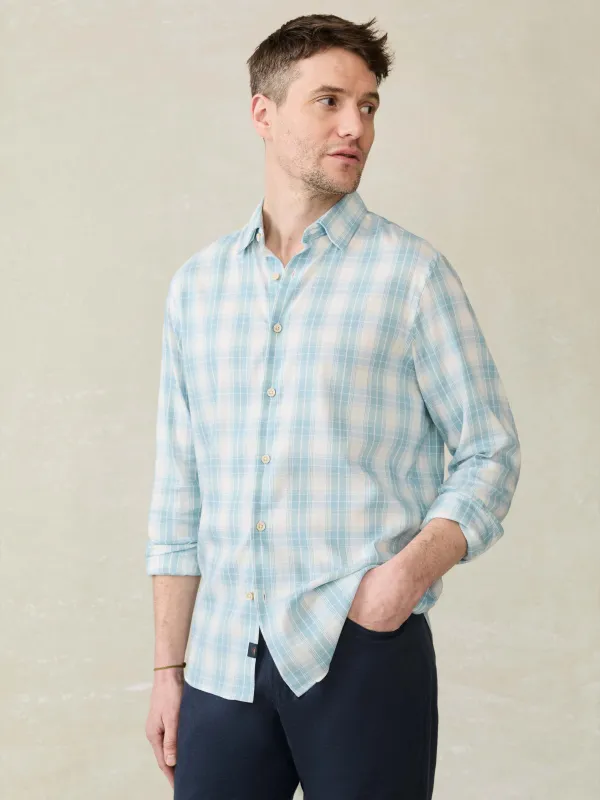 Movement™ Monterey Shirt - Summer Sky Plaid sold by Faherty