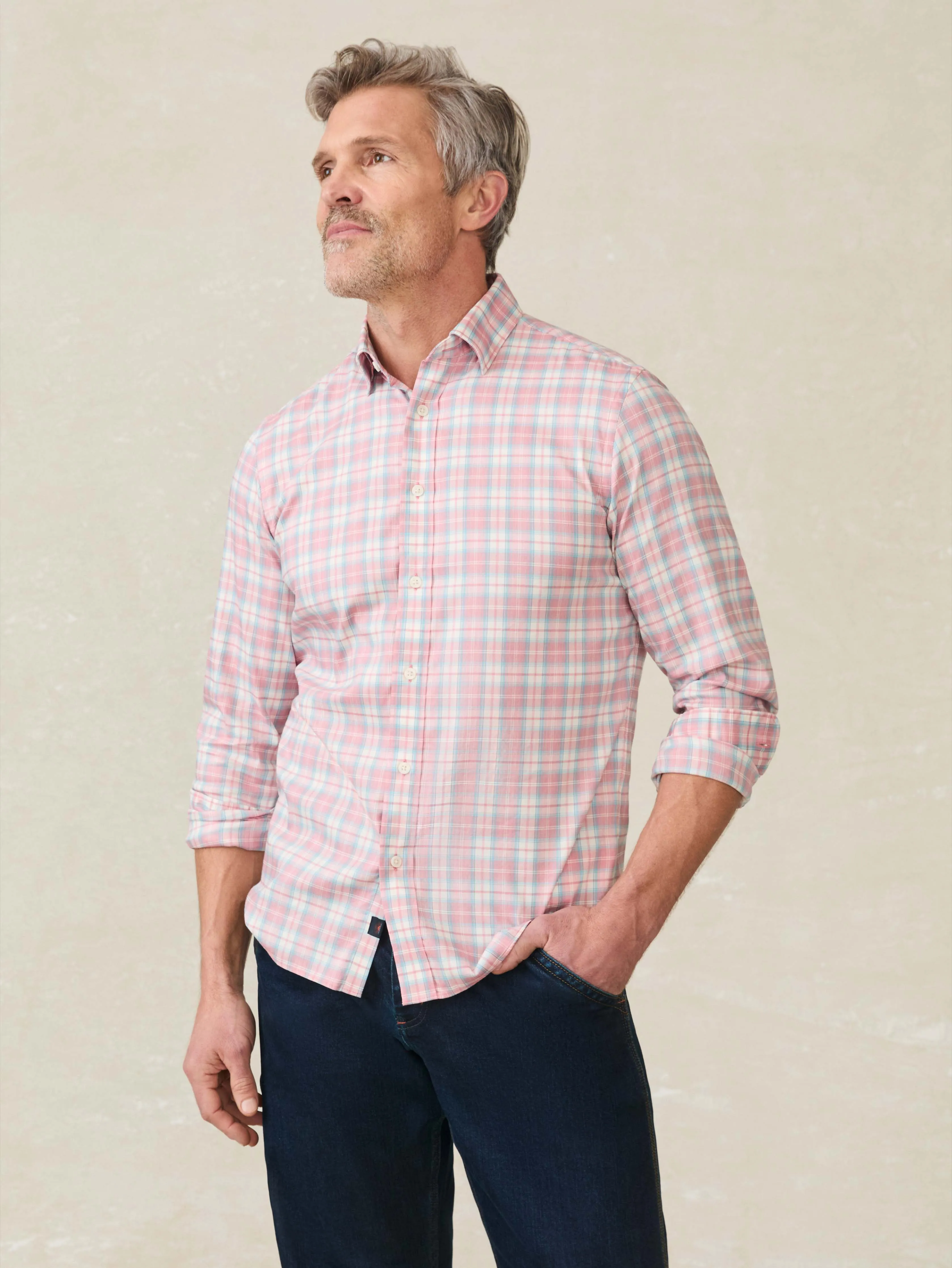 Movement™ Shirt - Rose Valley Plaid sold by Faherty