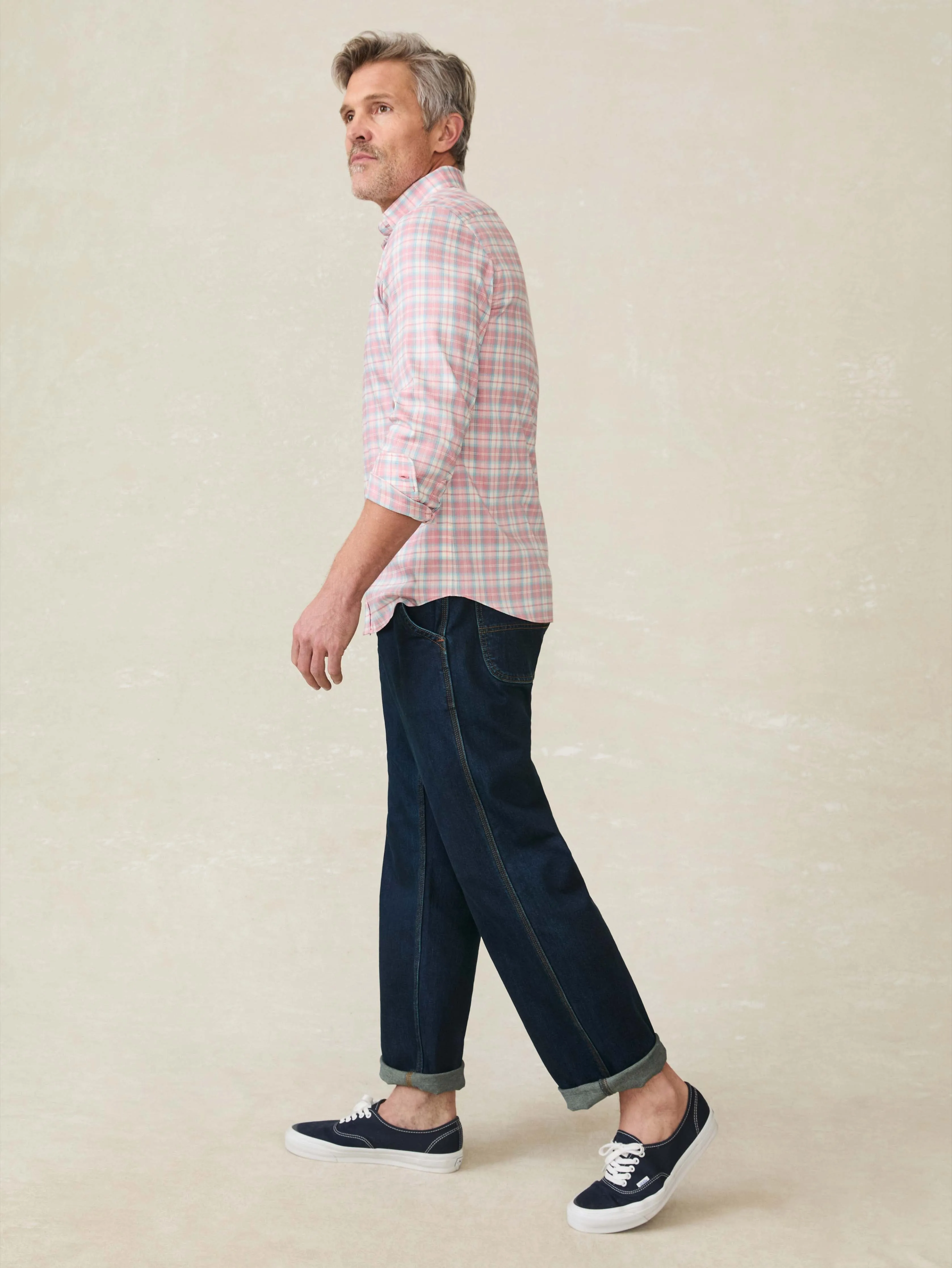 Movement™ Shirt - Rose Valley Plaid sold by Faherty product image thumbnail 4