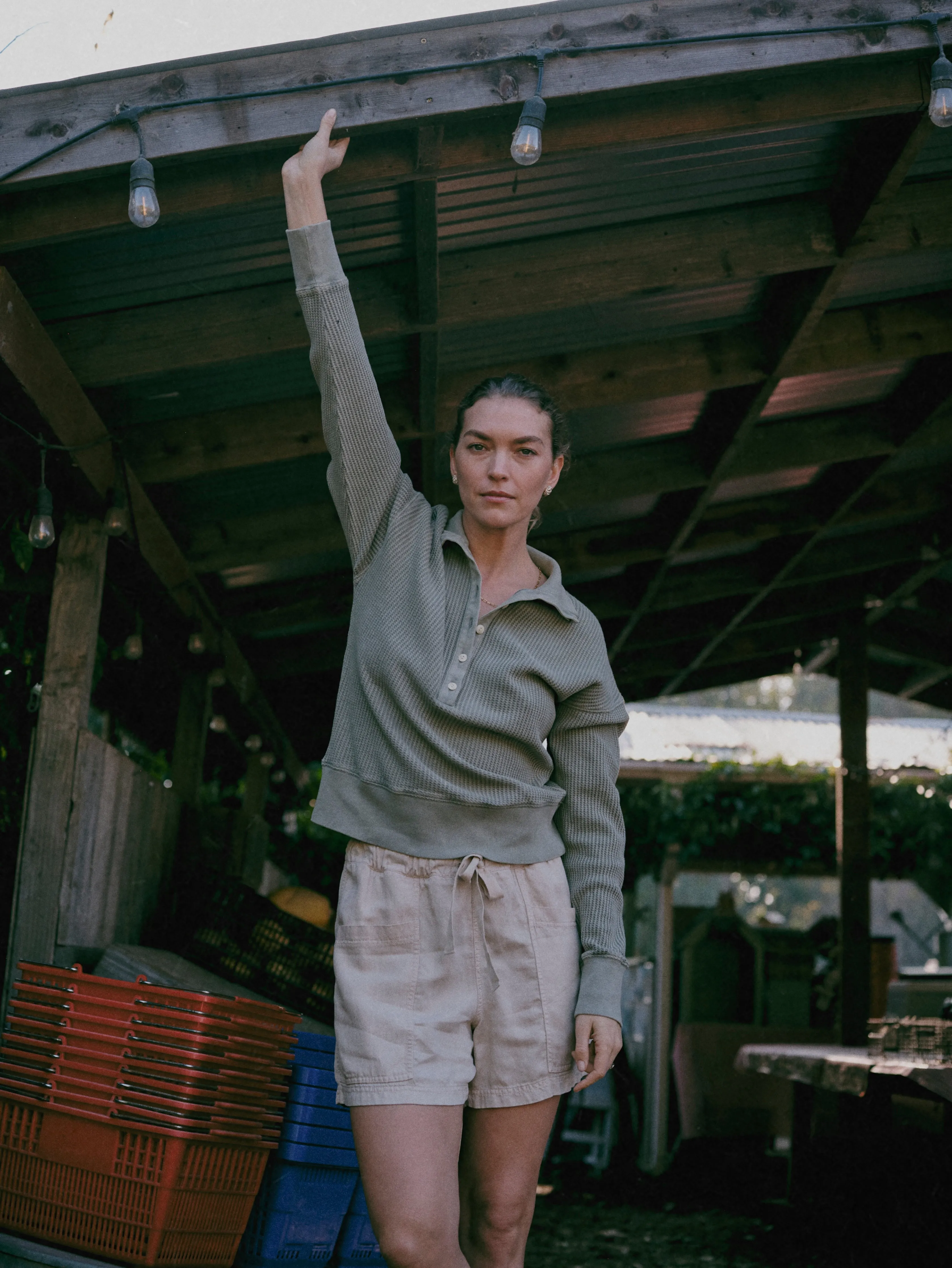 Topanga Drape Short - Wheaten sold by Faherty