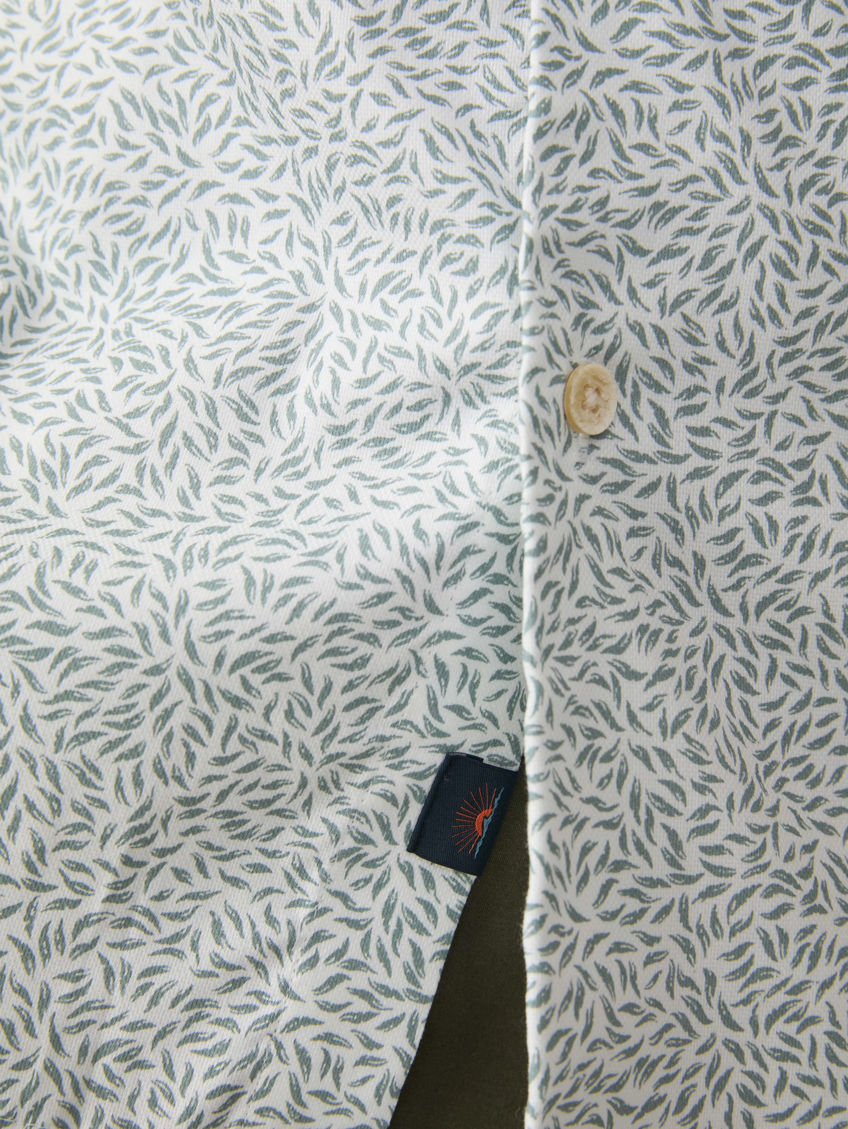 Short-Sleeve Movement Monterey Shirt - Sage Grove Foliage sold by Faherty product image thumbnail 2