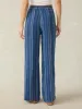 Sun Strider Linen Pant - Dockside Stripe sold by Faherty