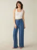 Sun Strider Linen Pant - Dockside Stripe sold by Faherty
