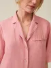 Paradise Point Linen Dress - Withered Rose sold by Faherty