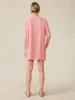 Paradise Point Linen Dress - Withered Rose sold by Faherty