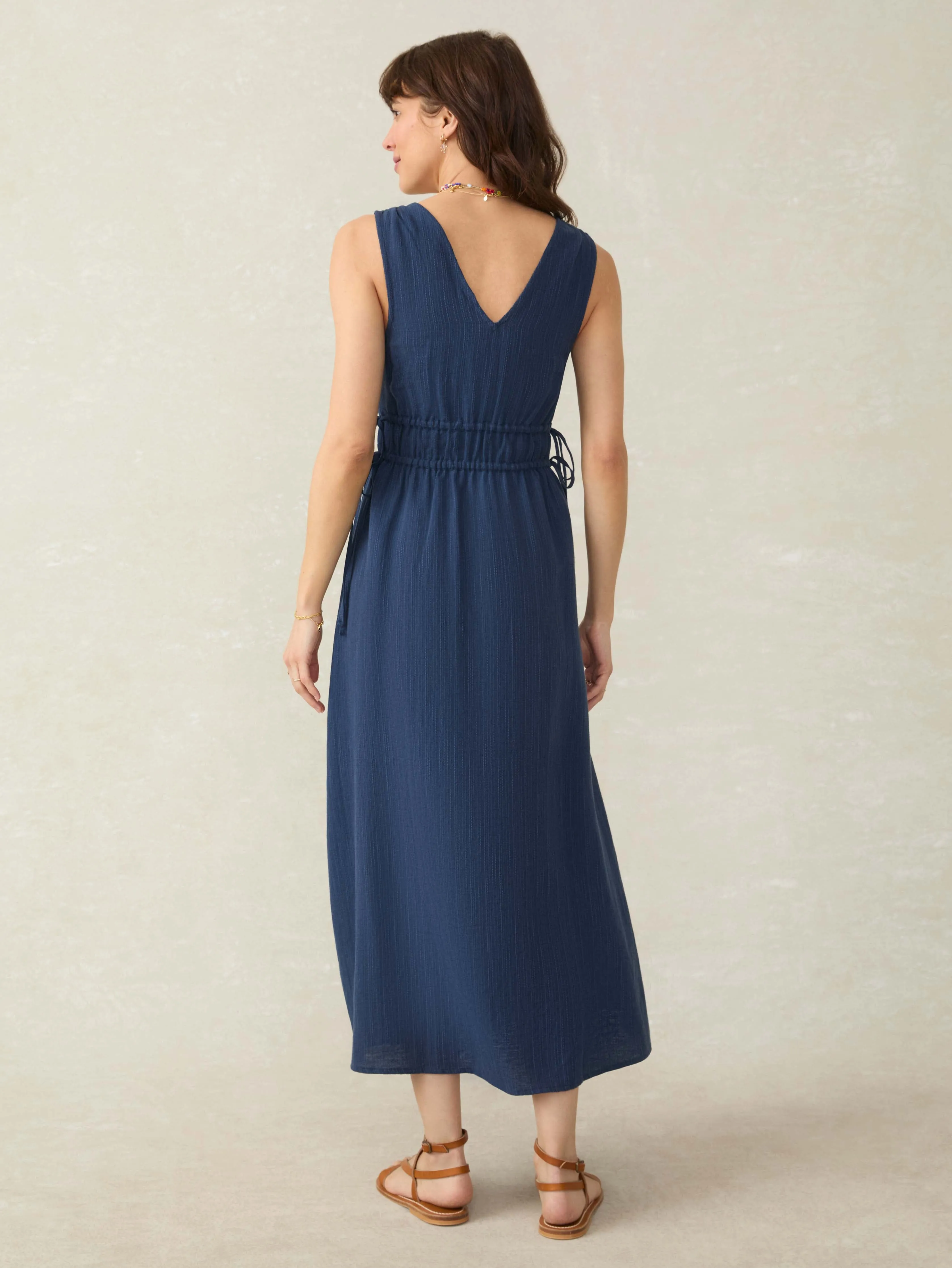 Sandbar Dress - Deep Sea Navy sold by Faherty product image thumbnail 3