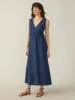 Sandbar Dress - Deep Sea Navy sold by Faherty